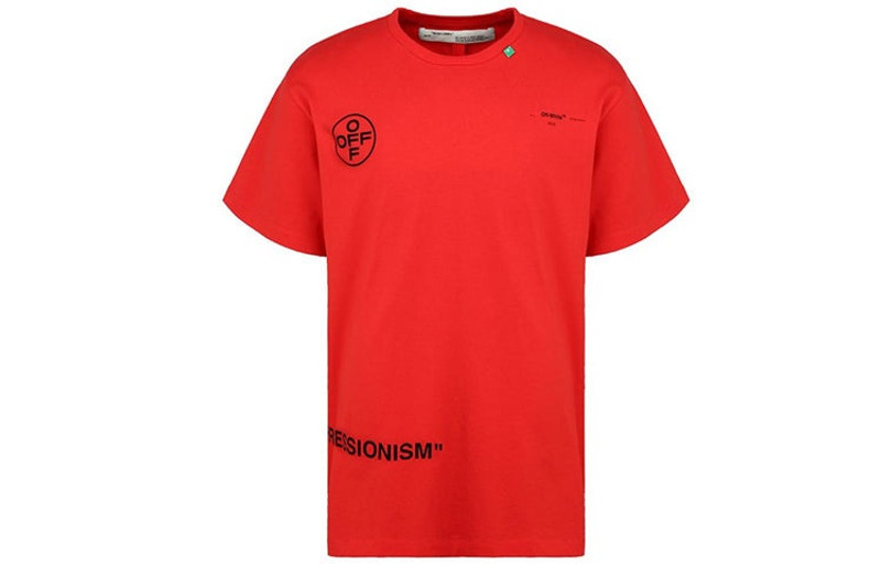 Off-White Off-White SS19 Crew Neck Street Style Plain Cotton Short Sleeves OMAA038R191850152010 outlook