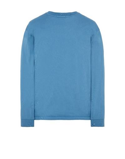 Stone Island 22713 GARMENT-DYED COTTON JERSEY  PASTEL BLUE outlook