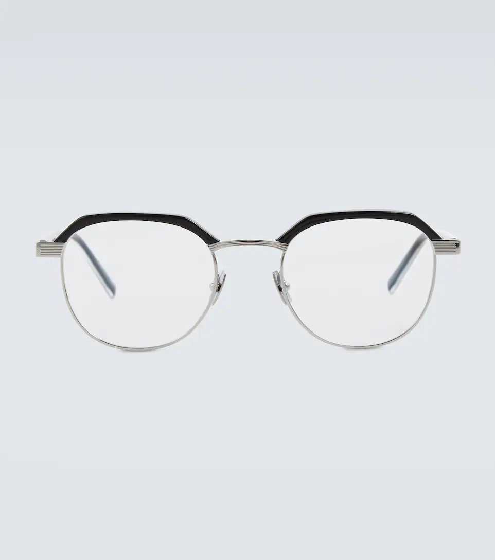 Silver & Black SL 124 Glasses - 1