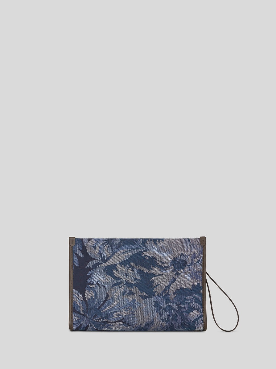 LARGE FLORAL POUCH - 2