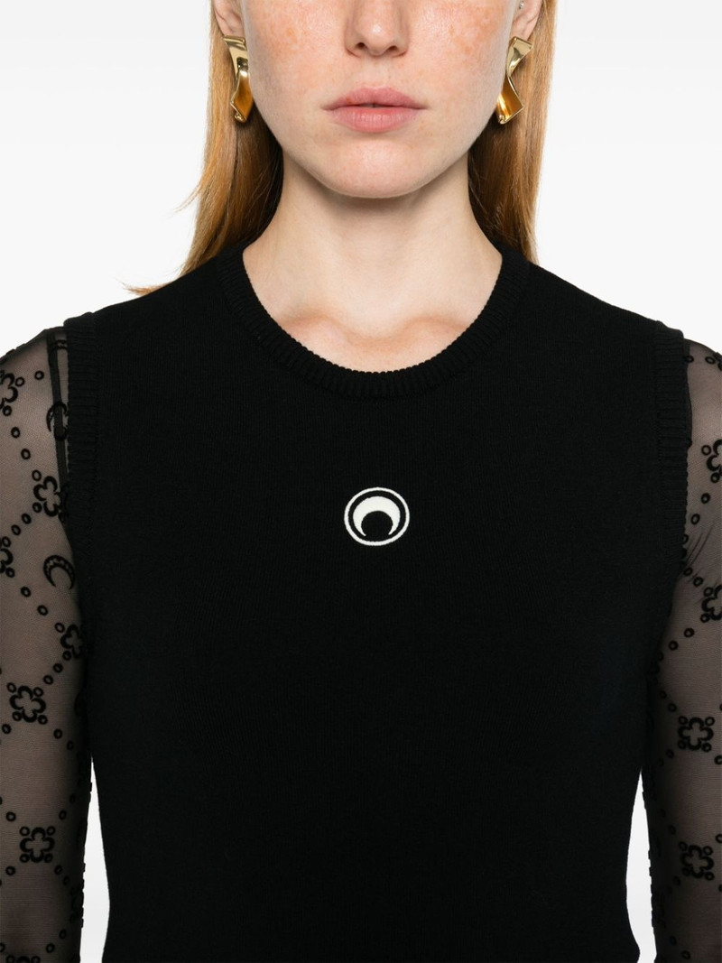 Crescent Moon knitted tank top 5