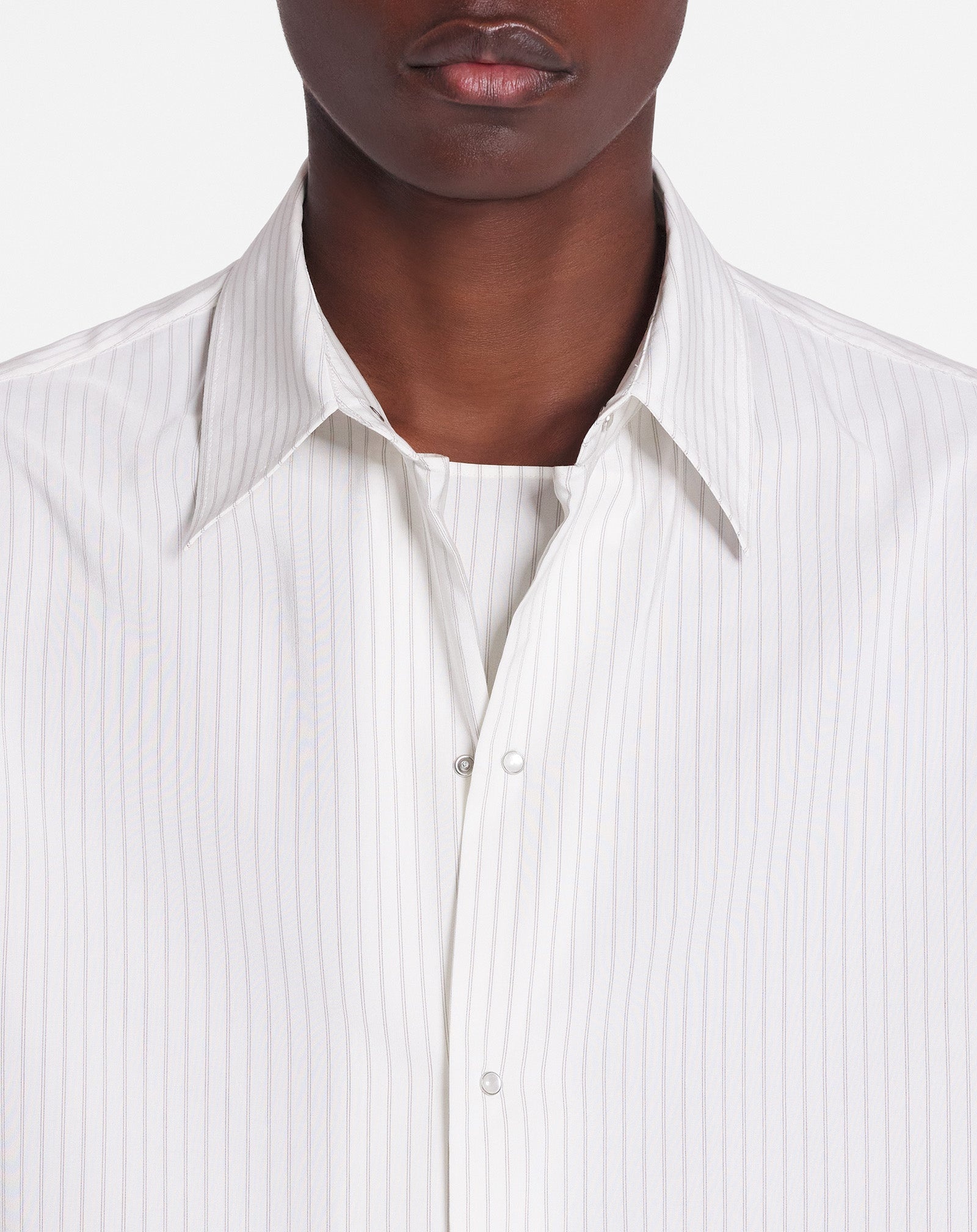 LOOSE-FITTING SHIRT WITH GUSSET - 5