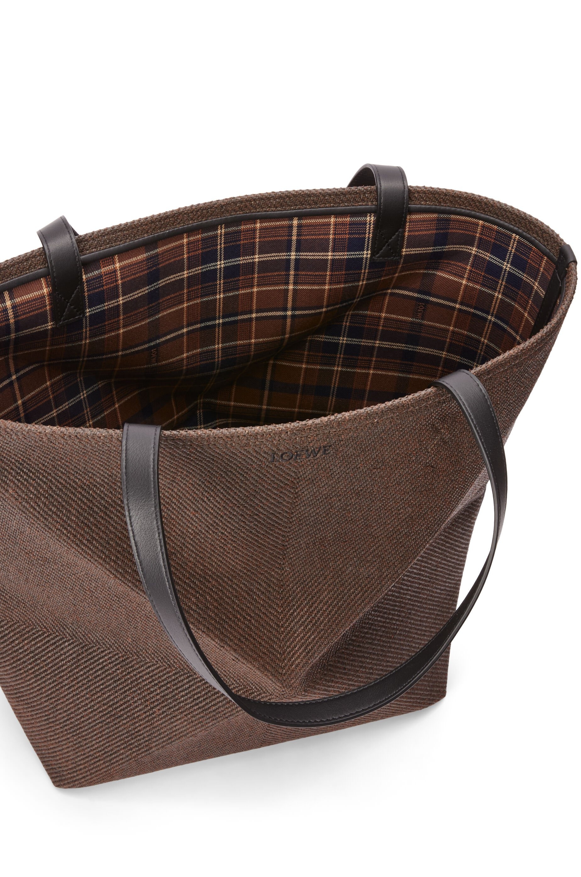 XL Puzzle Fold tote in waxed canvas - 7