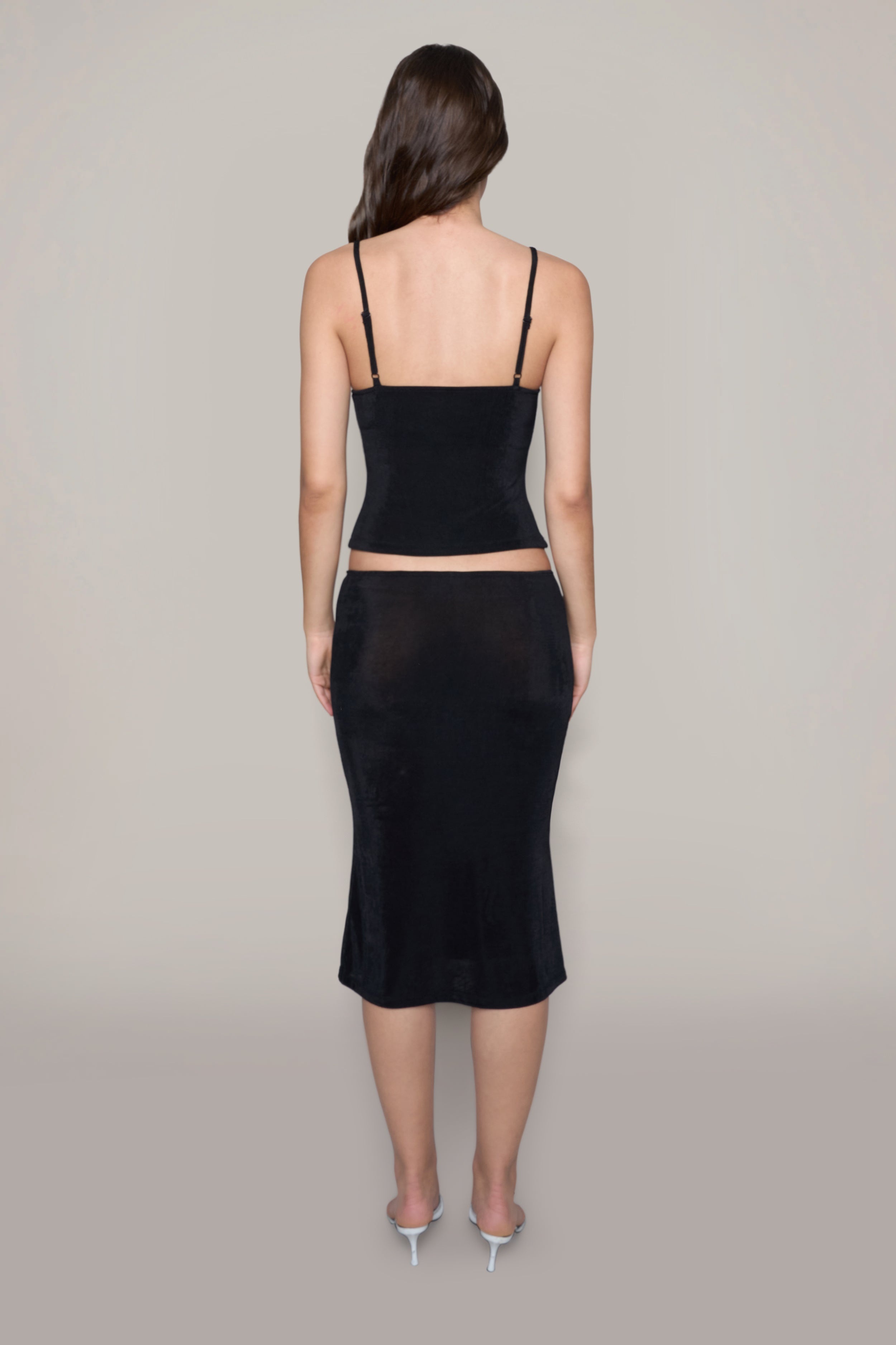 GUIZIO SELENE MIDI SKIRT | REVERSIBLE