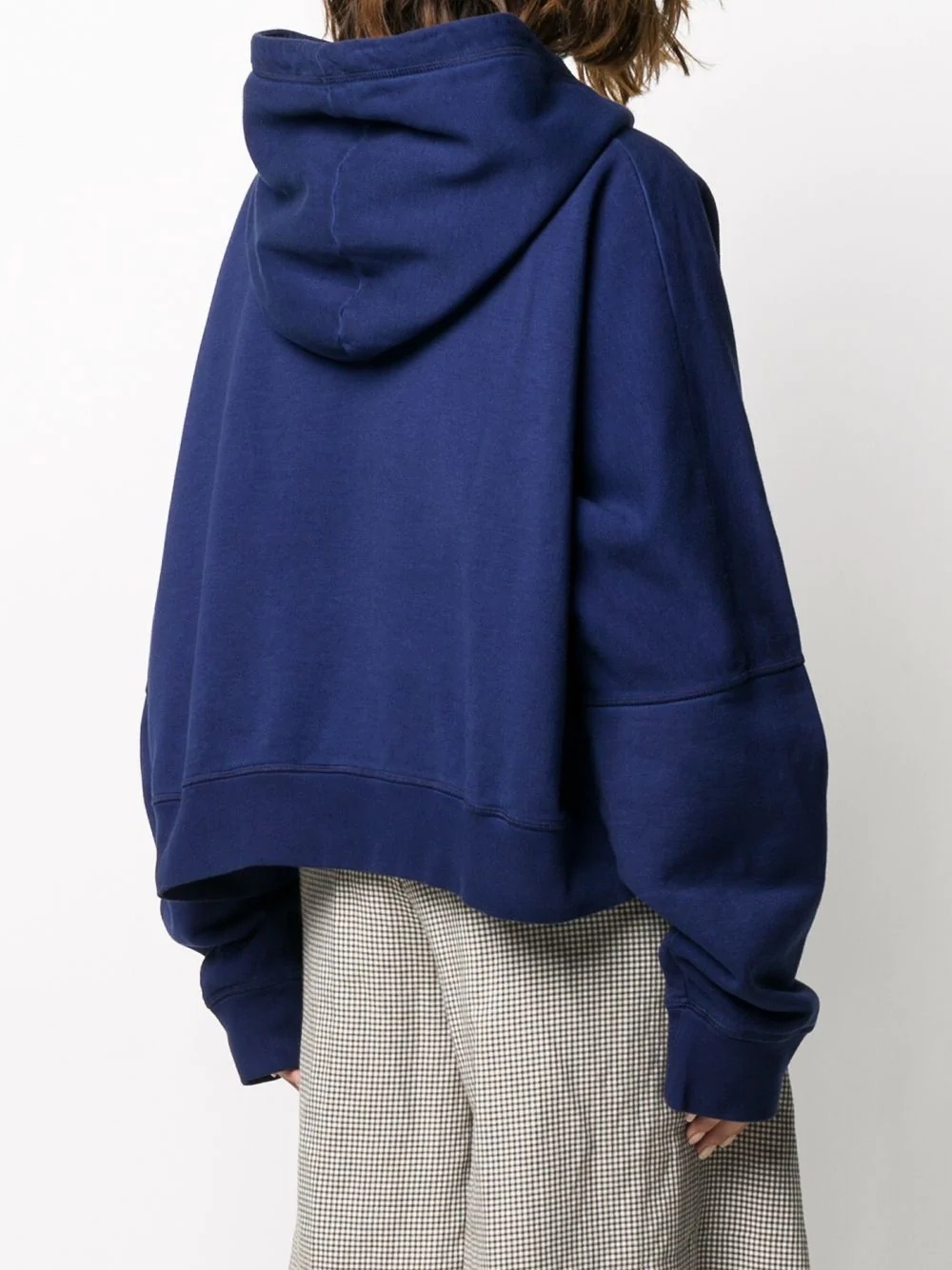 oversized logo print hoodie - 4