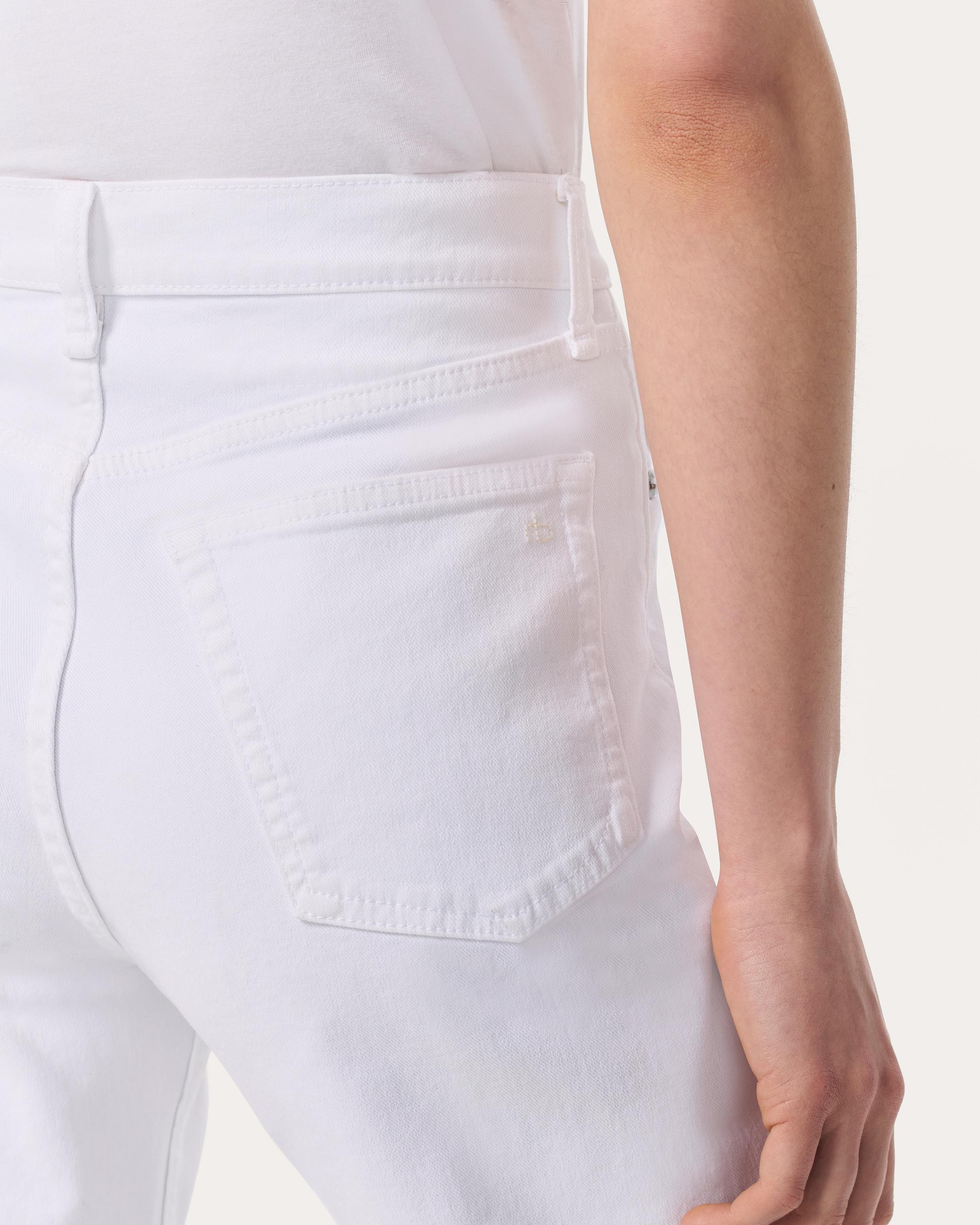 Shea Relaxed Straight Jeans
Lightweight Rigid in Optic White - 5