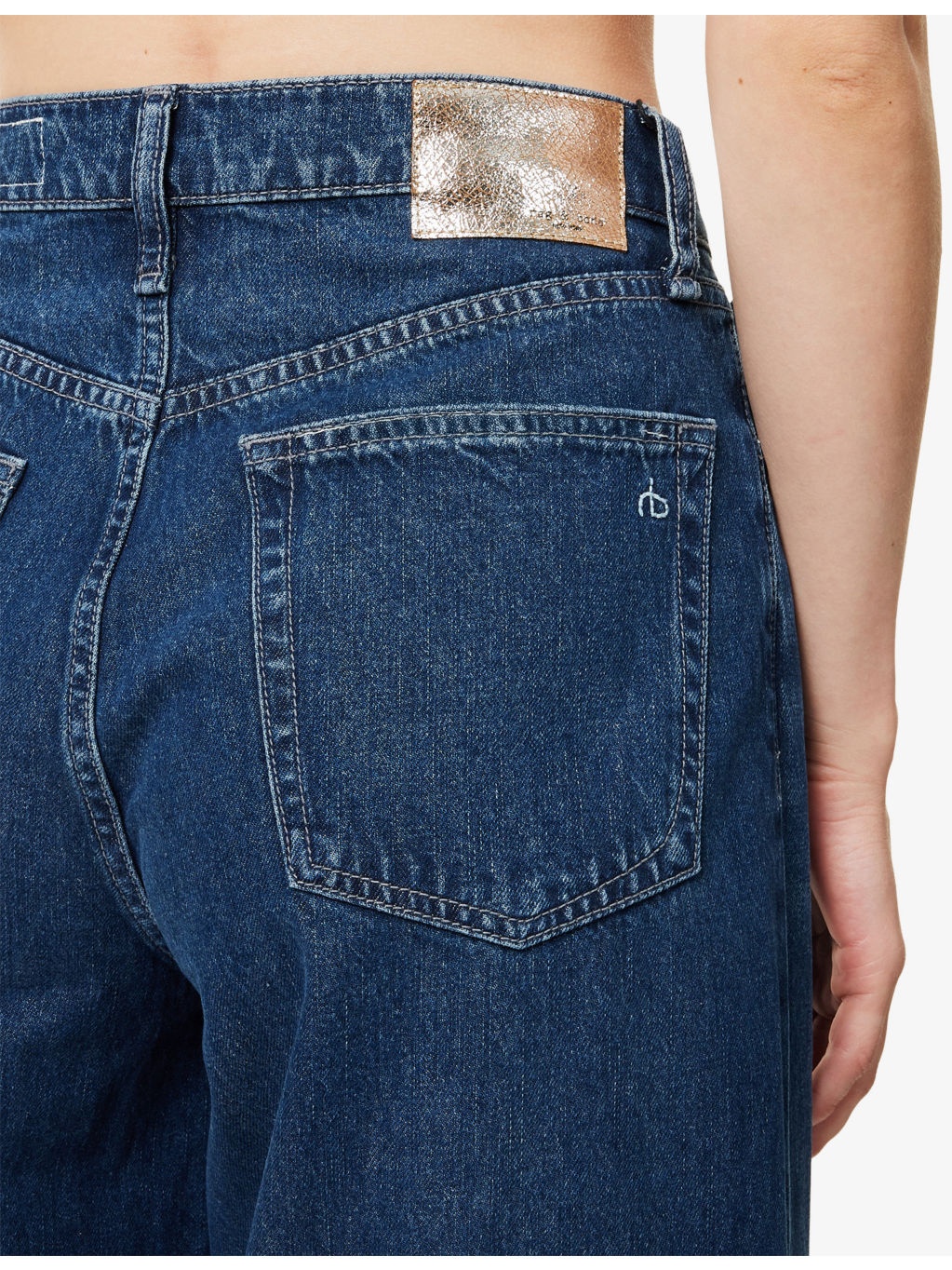 The Sofie Rhinestone-Cuffs Denim Jeans - 5