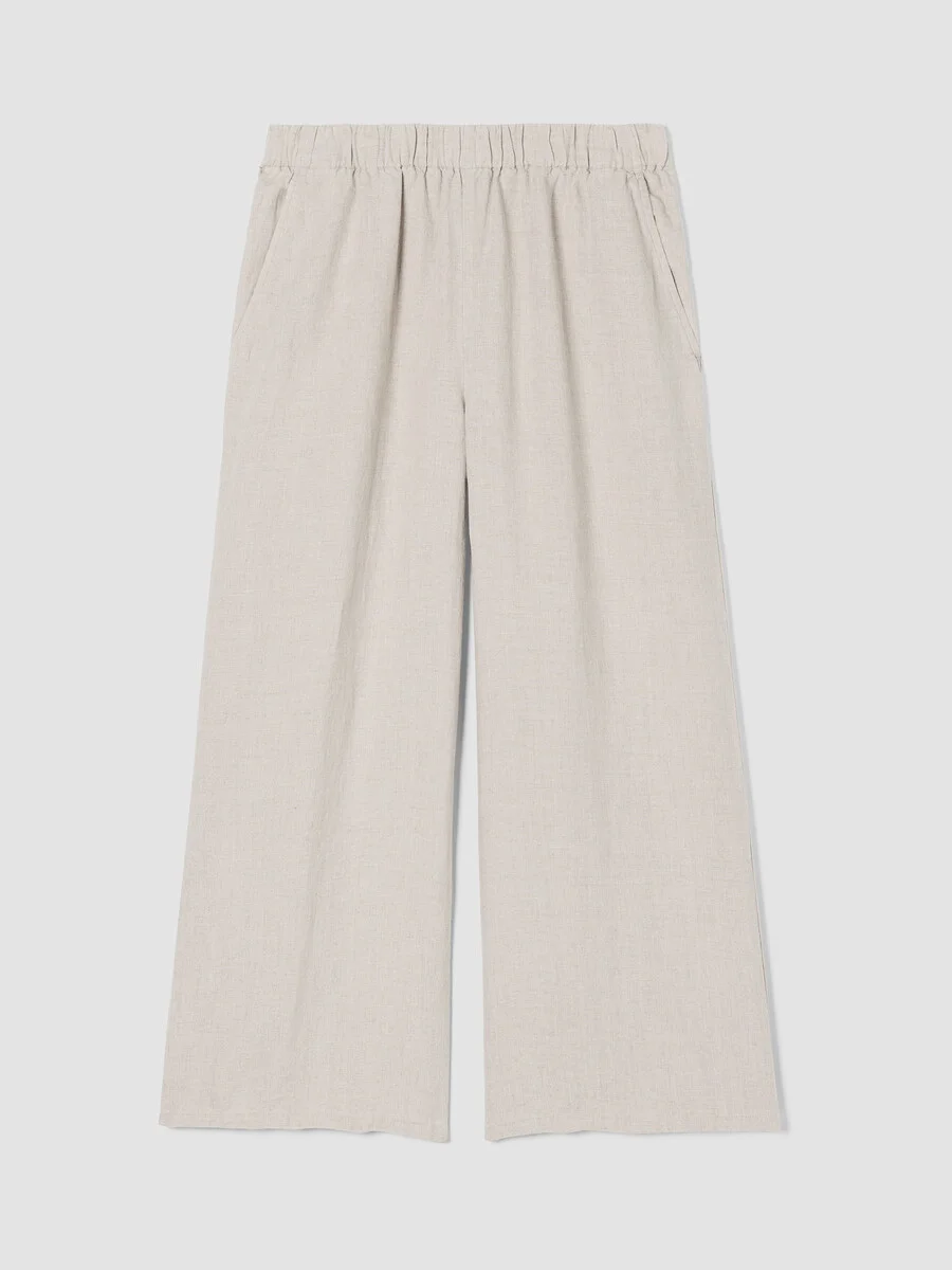 Organic Linen Wide-Leg Pant - 1