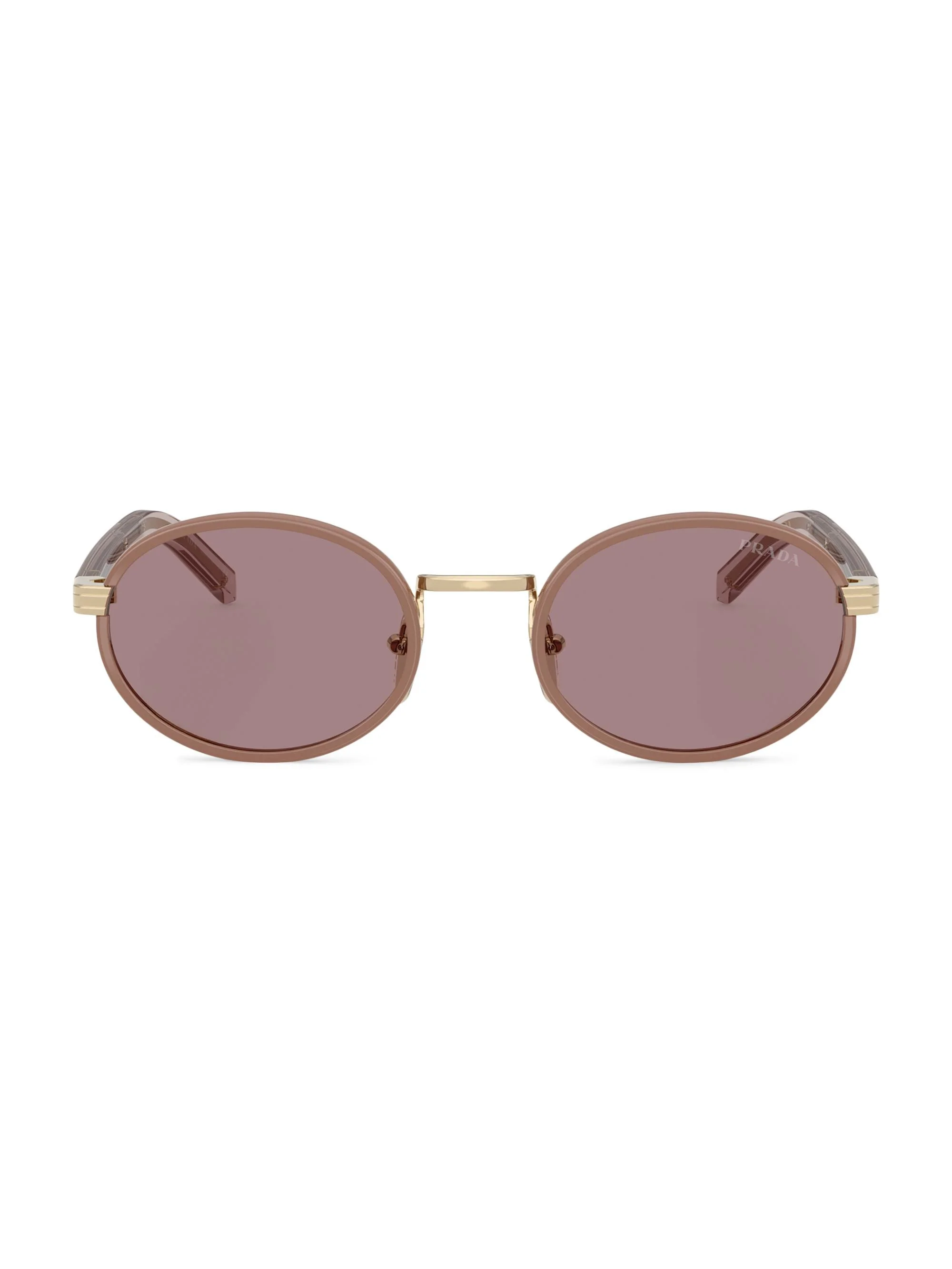 Women's 52MM Oval Sunglasses - Gold Purple - 1