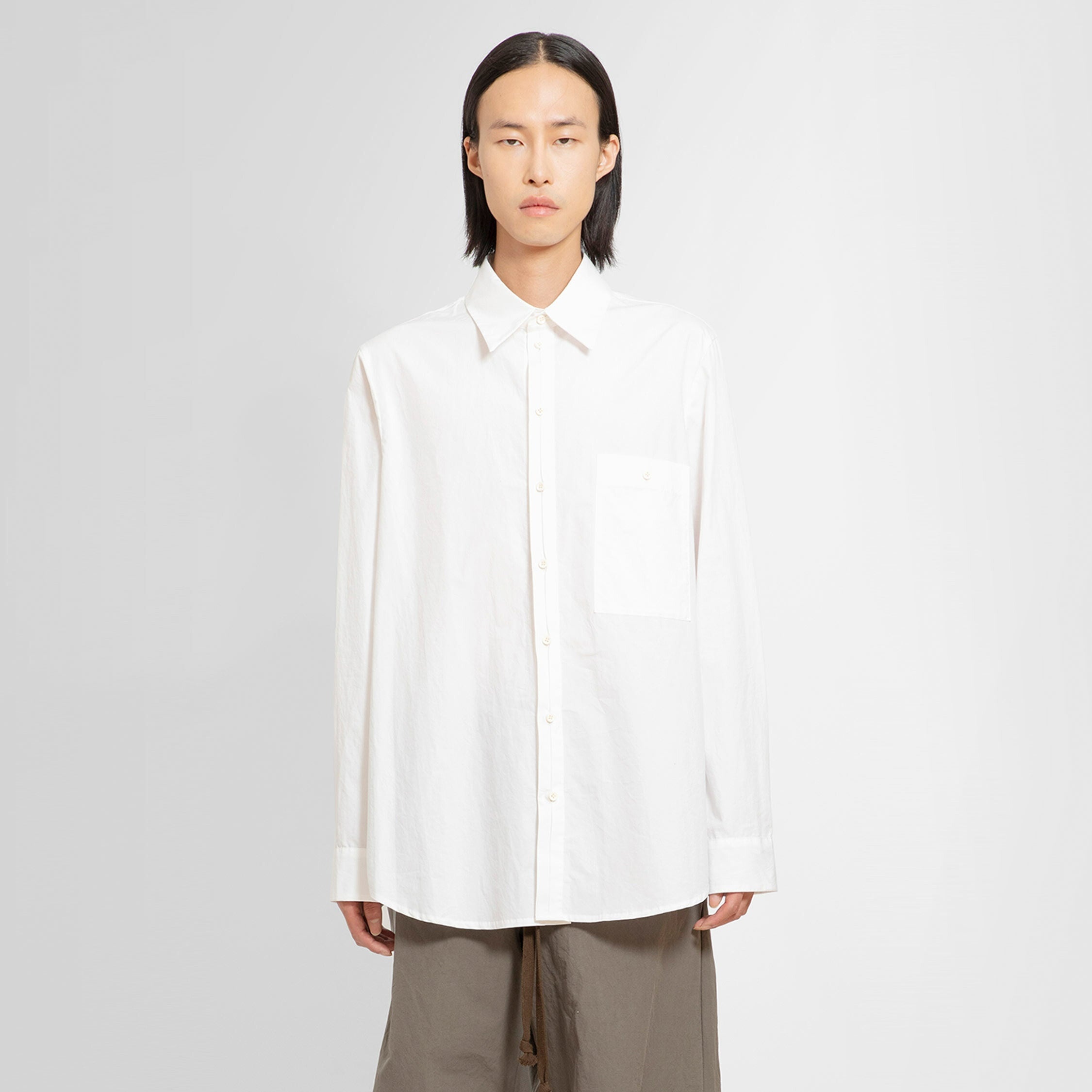 UMA WANG MAN OFF-WHITE SHIRTS - 5