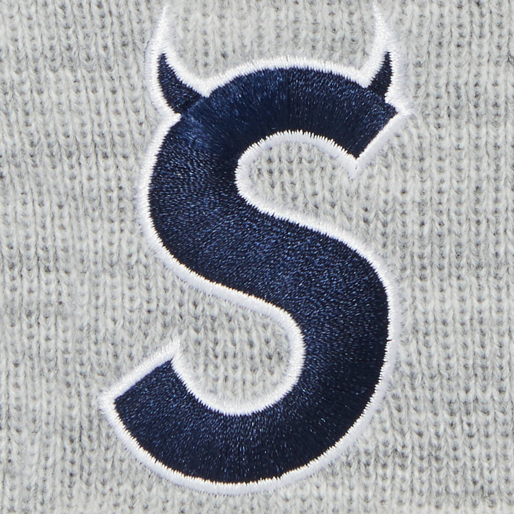 Supreme Supreme x New Era S Logo Beanie 'Heather Grey