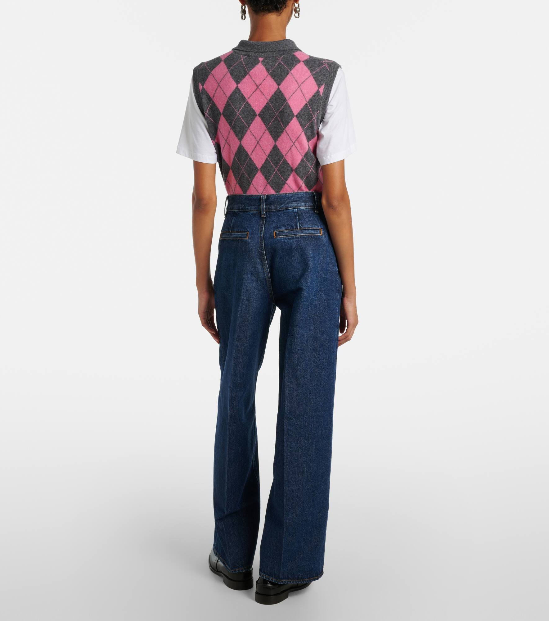 High-rise wide-leg jeans - 3