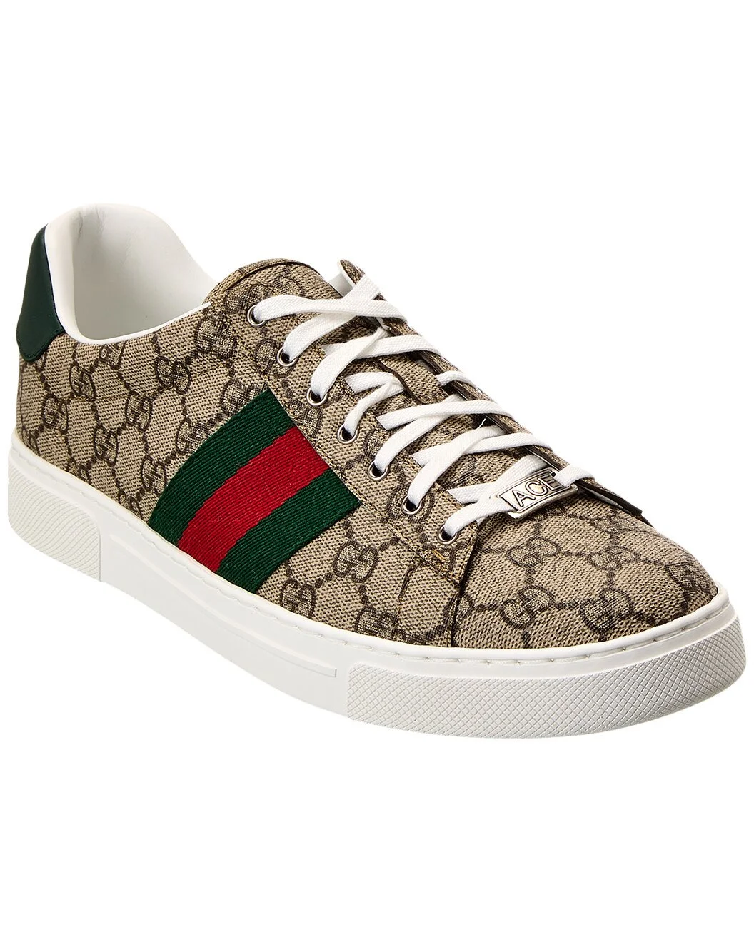Gucci Ace Web GG Supreme Canvas & Leather Sneaker - 1