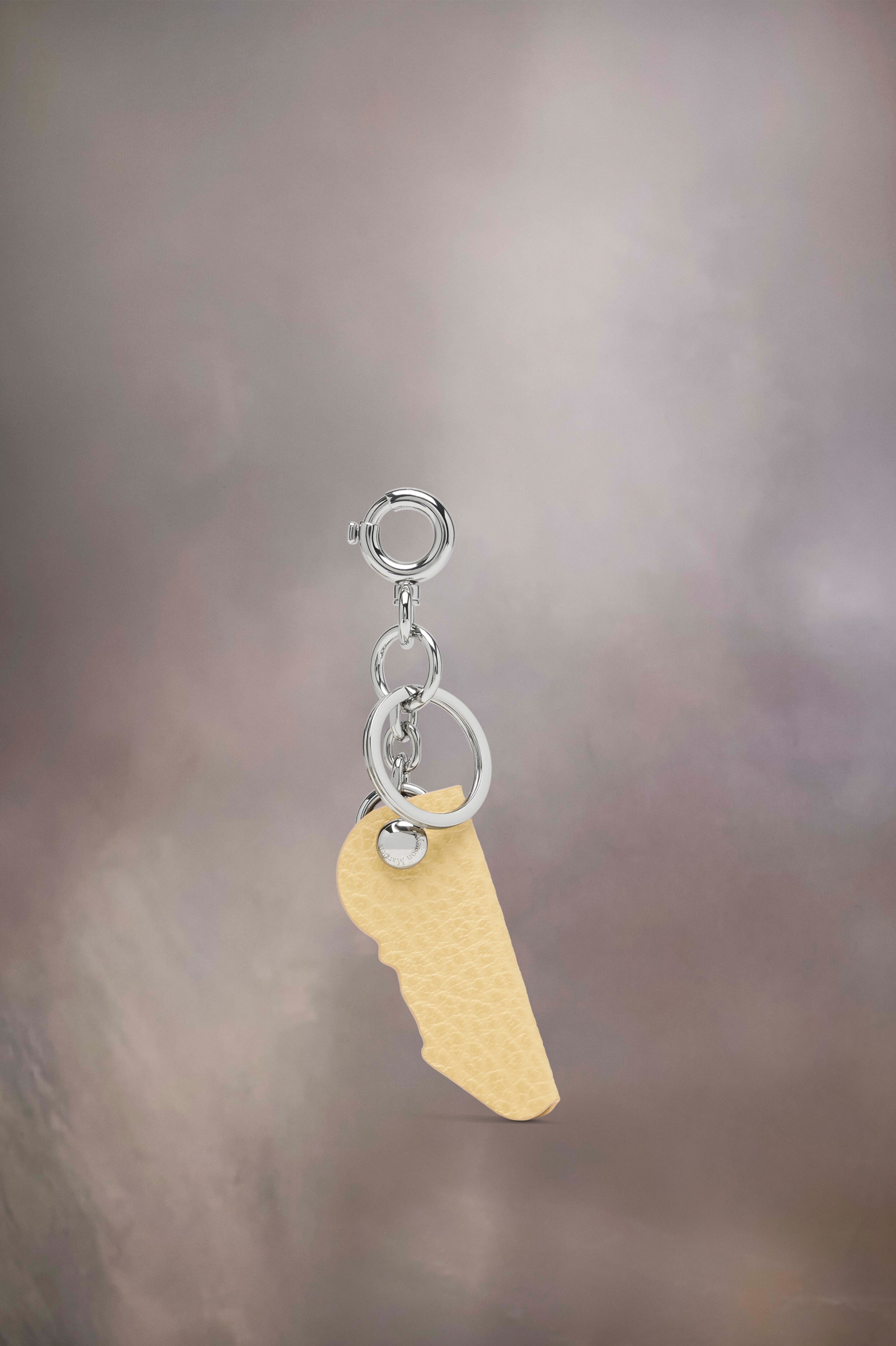 Logo leather keyring - 2