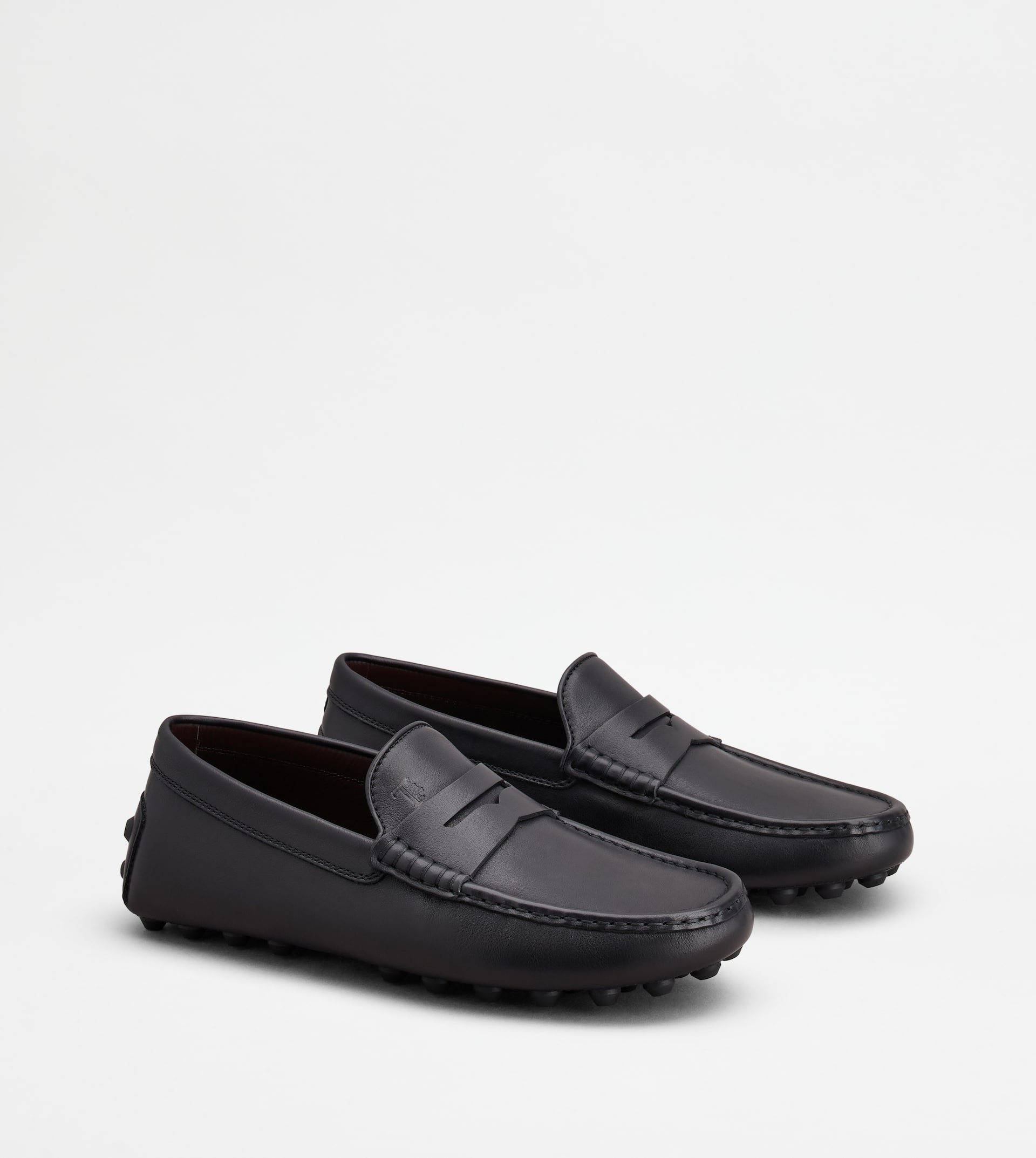 TOD'S GOMMINO BUBBLE IN LEATHER - BLACK - 3