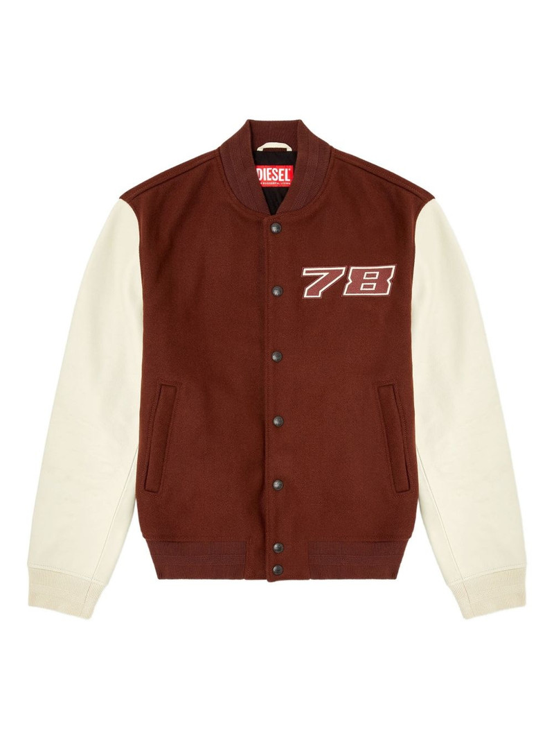 wool-blend varsity jacket 1