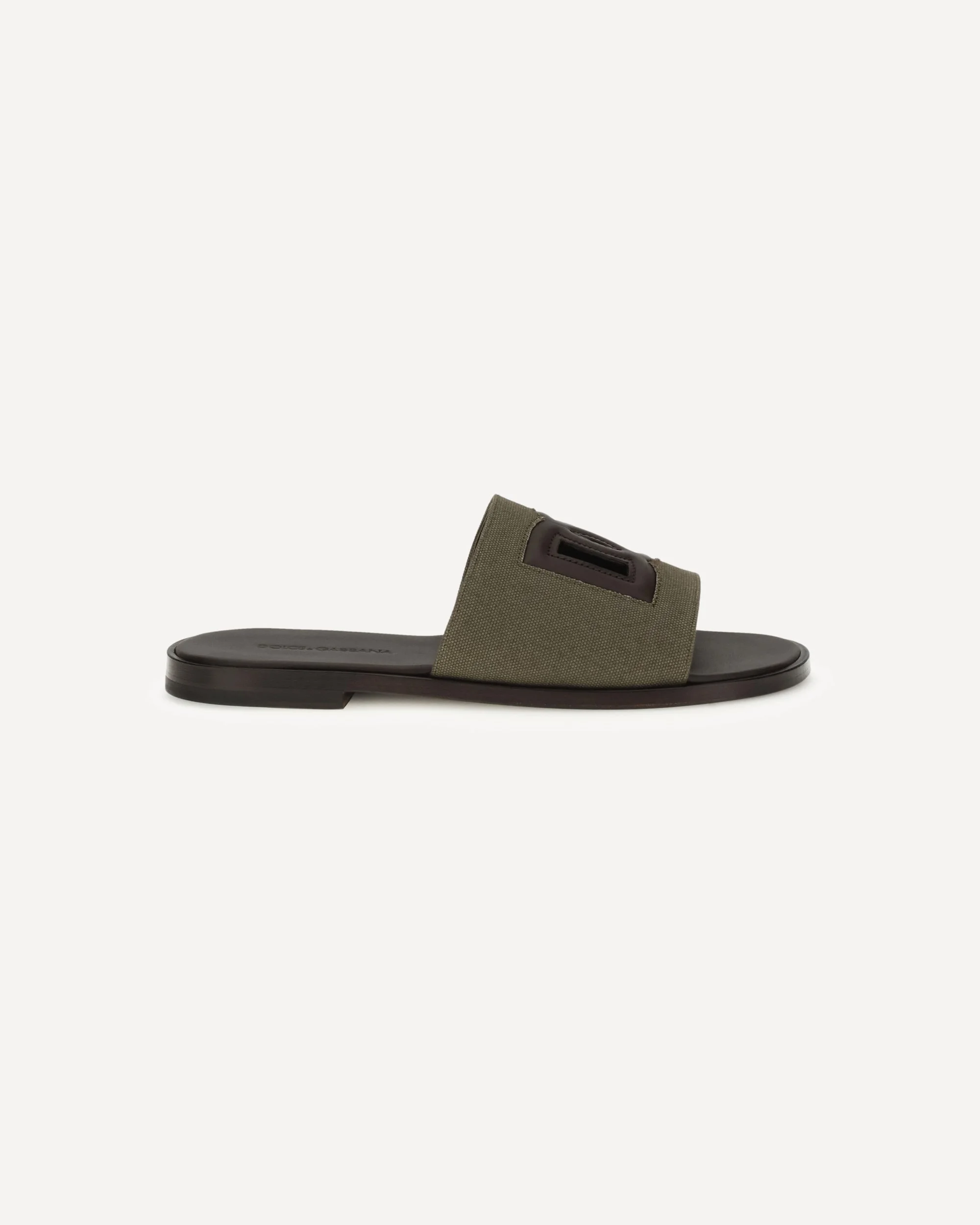 canvas slide Sandals - 1