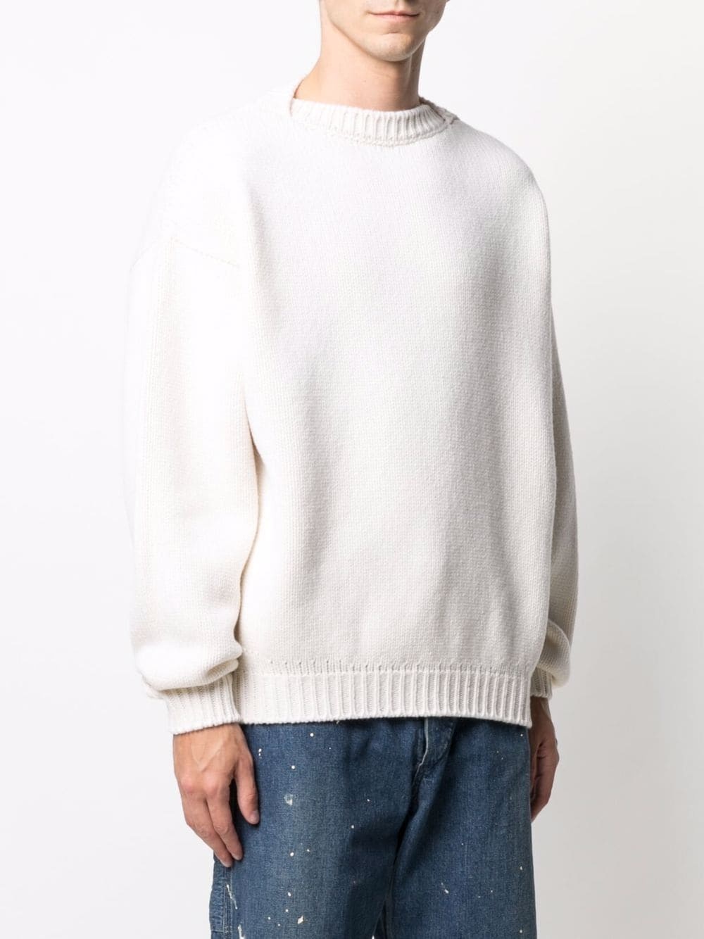 crew-neck wool jumper - 3