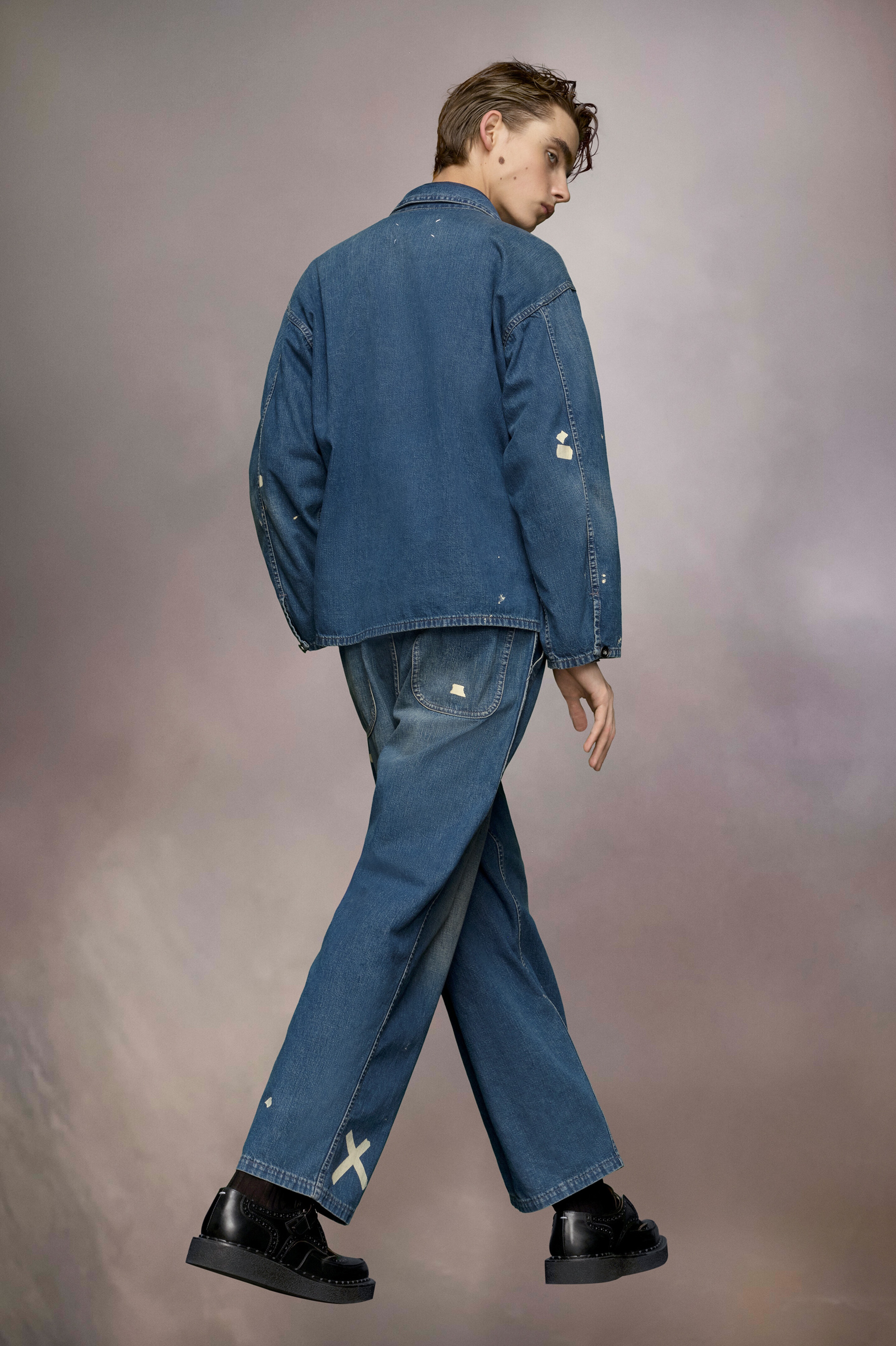Distressed denim shirt - 4