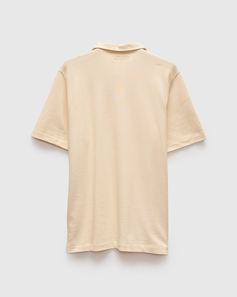 2PKPL "Good Originals" Loopwheel Polo Shirt in Nature 3