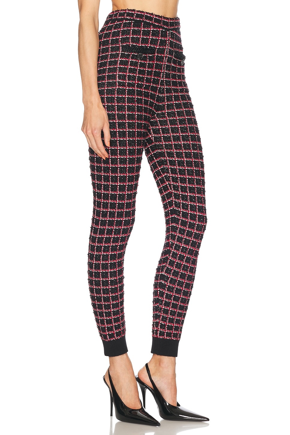 Check Knit Legging - 2