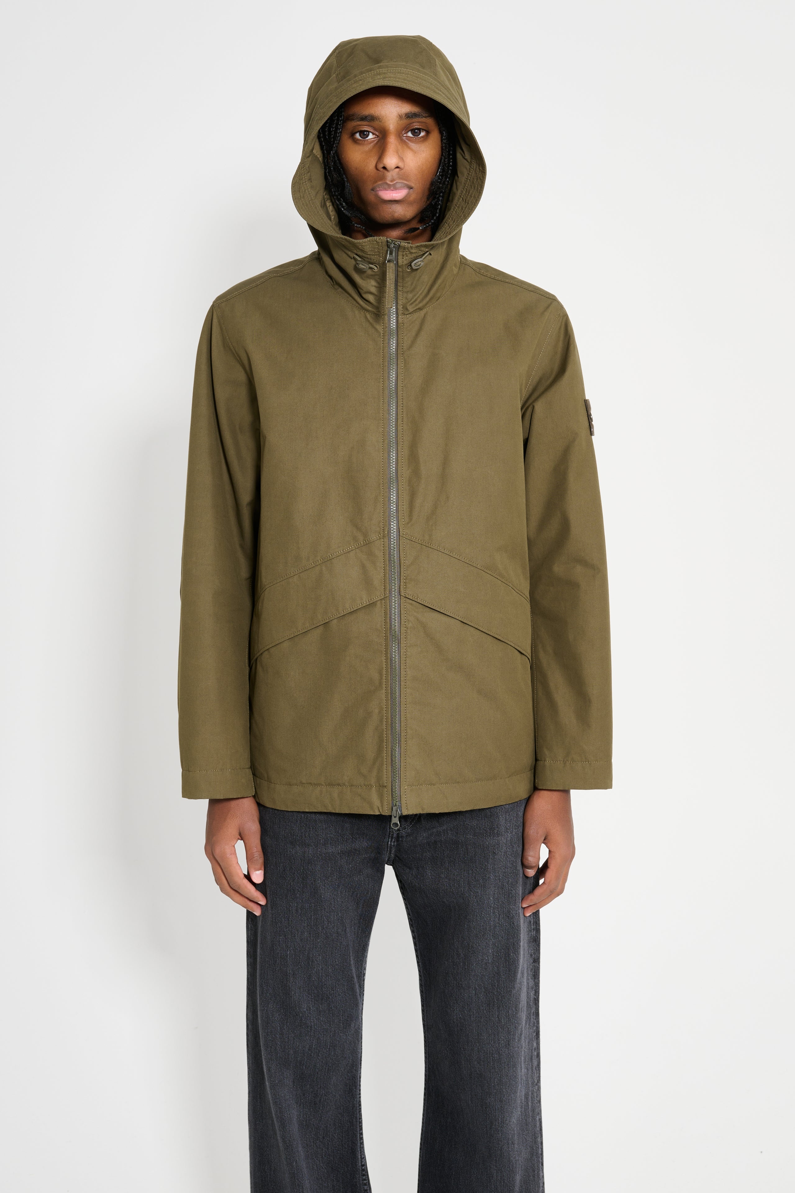 STONE ISLAND GHOST JACKET MILITARY GREEN - 1