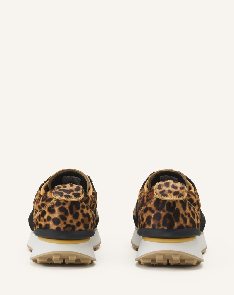 LEOPARD PRINT BUMPR SNEAKERS IN PONY 3
