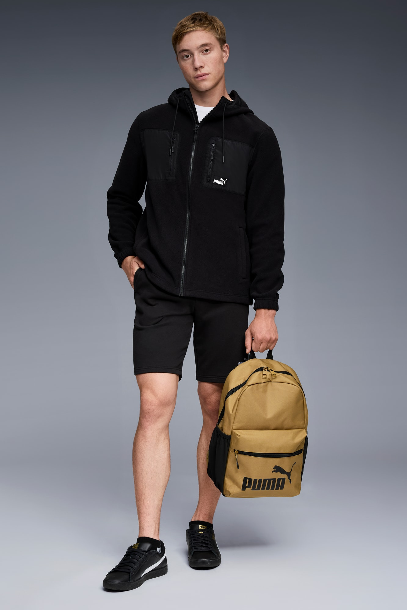 Polar Fleece Hooded Jacket Men - 5