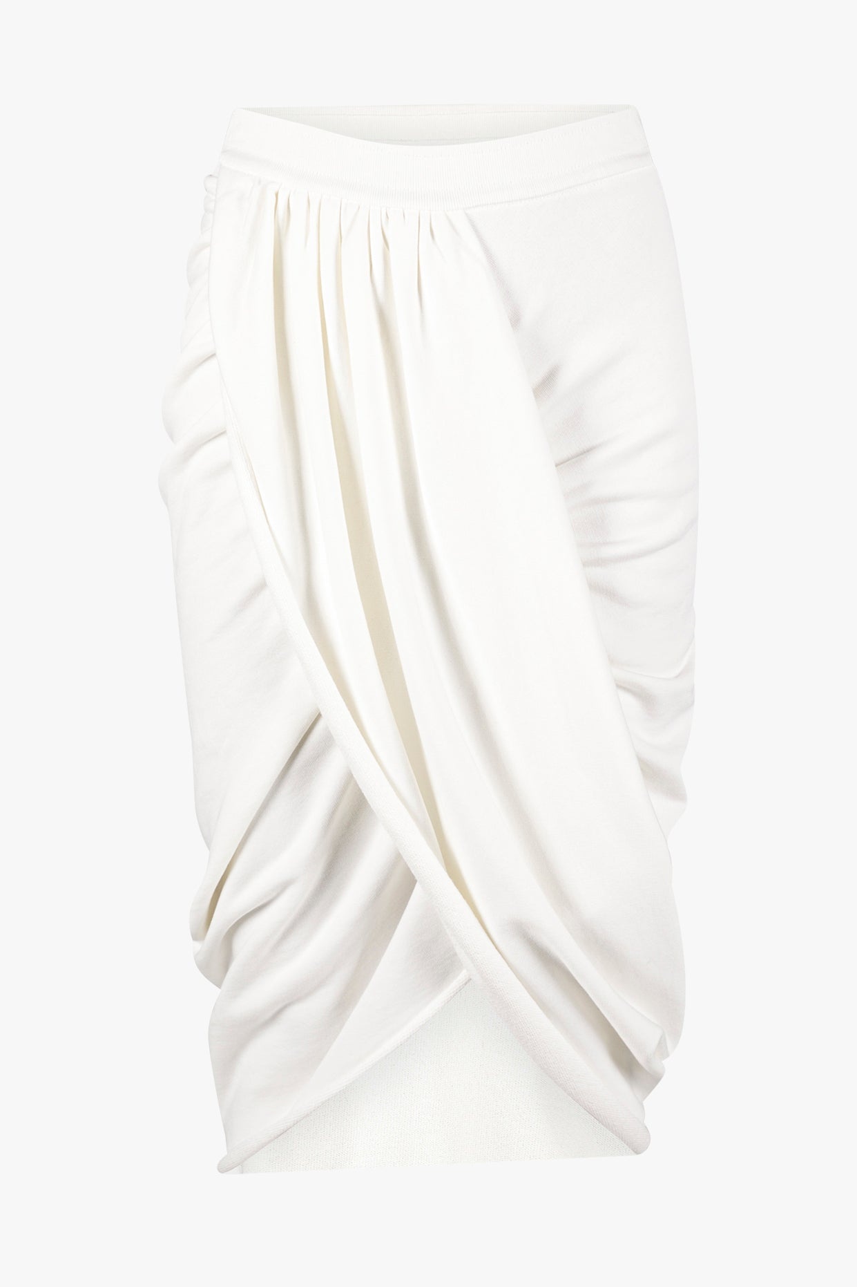 DRAPED COTTON SKIRT - 1