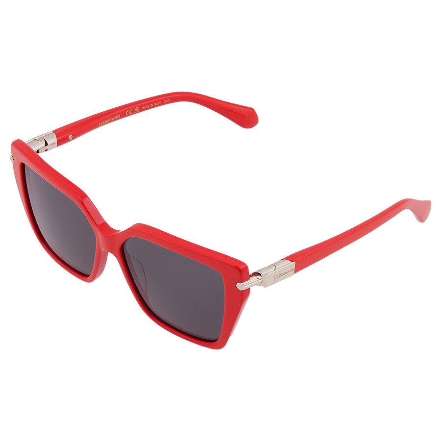 Ferragamo Grey Butterfly Ladies Sunglasses SF1106S 600 57 - 3
