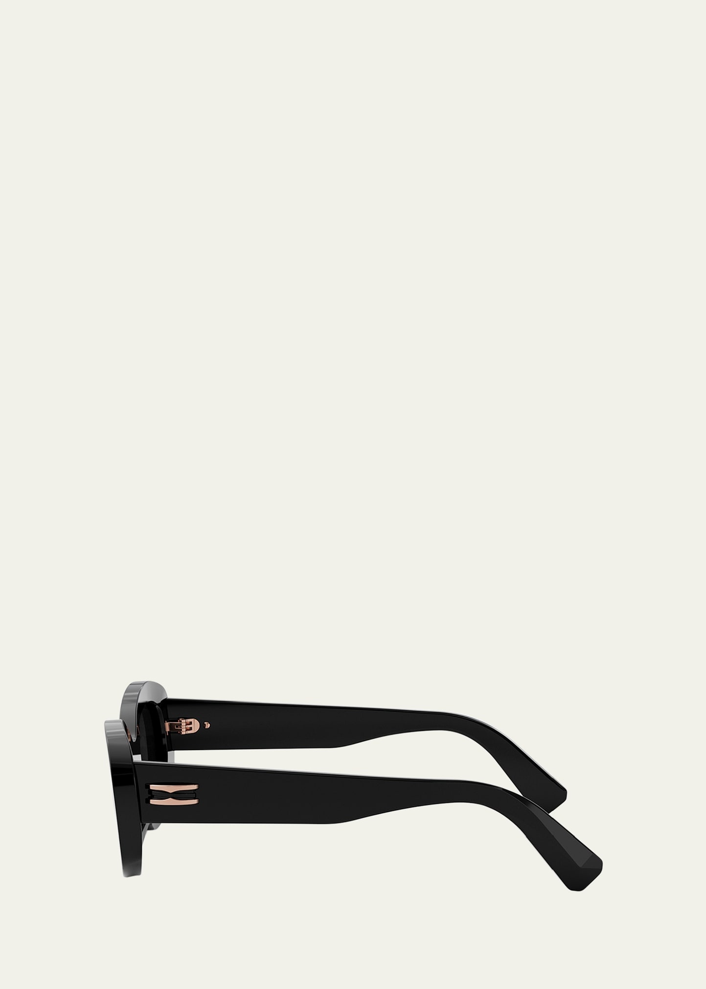 B.ZERO1 Oval Acetate and Nylon Sunglasses - 3