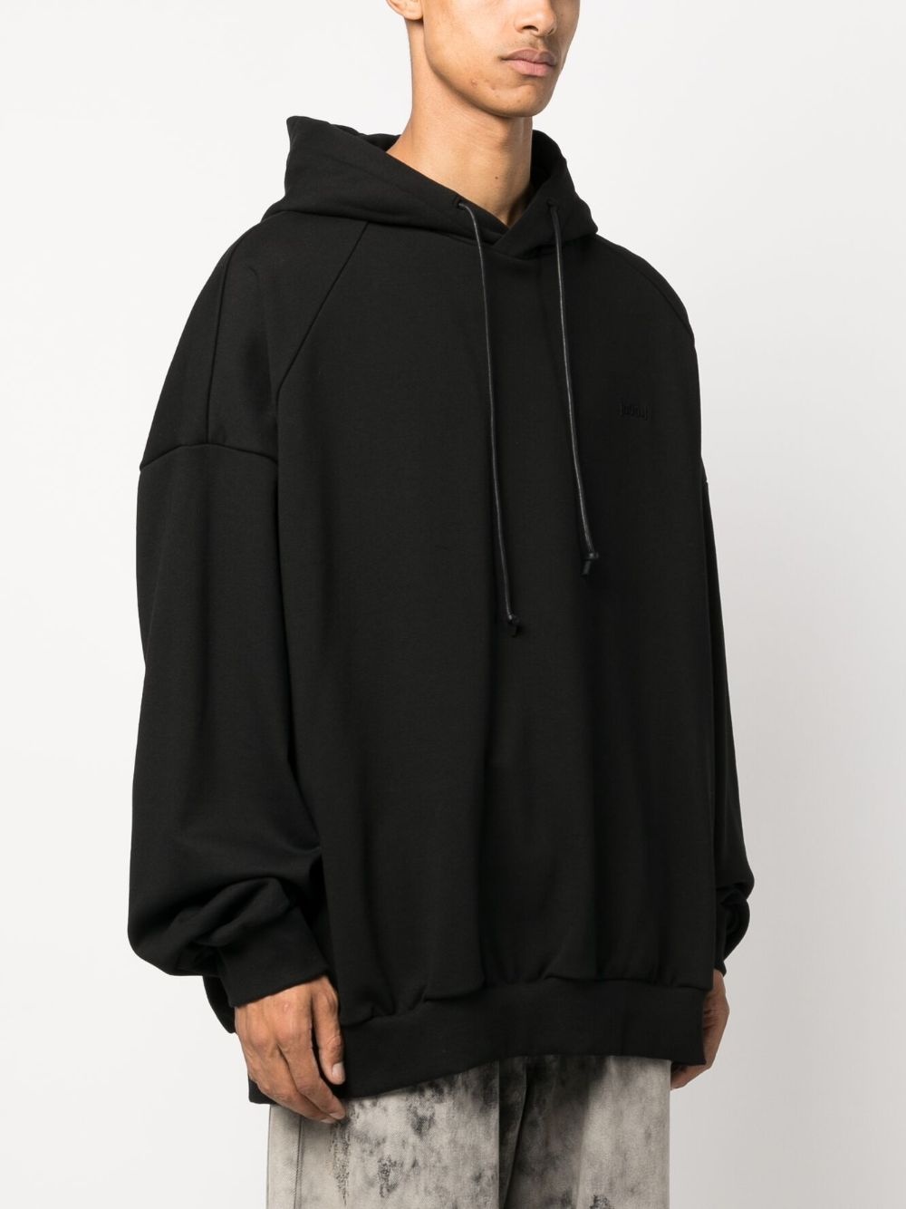 drawstring cotton hoodie - 4