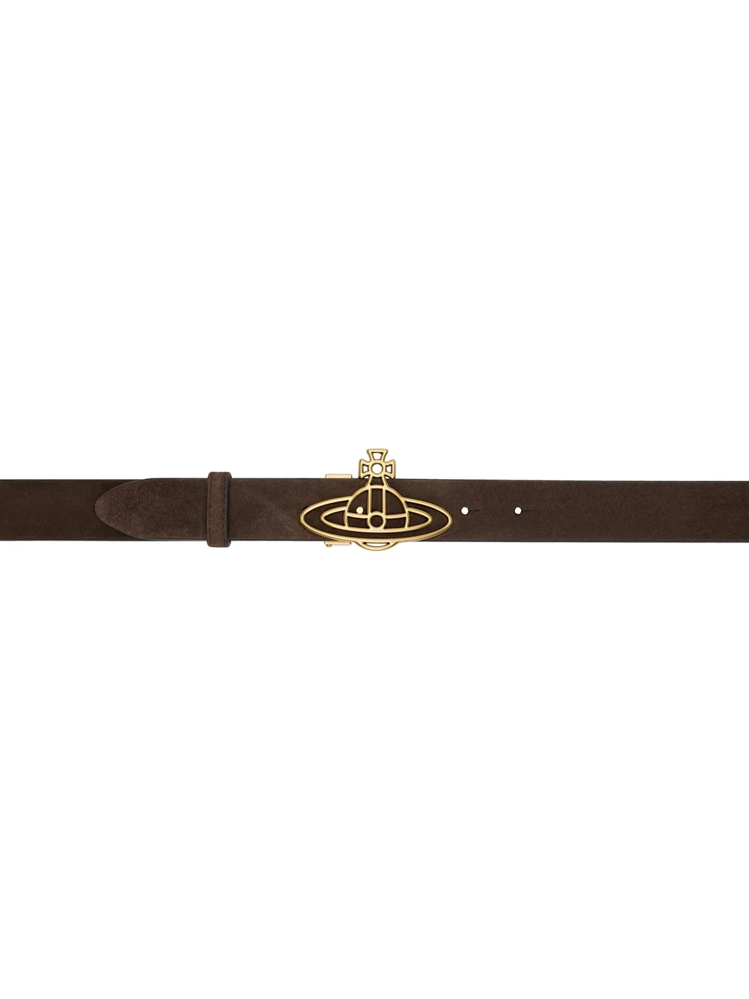 Brown Thin Line Orb Belt - 1
