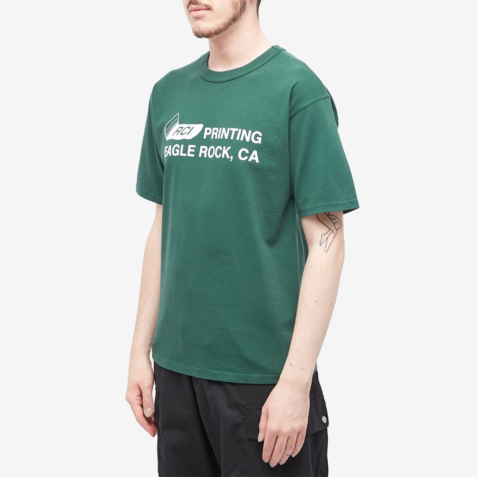 【関税込み】Reese Cooper グリーン RCI Printing Tシャツ REESE COOPER® Reese Cooper RCI Printing T-Shirt | REVERSIBLE