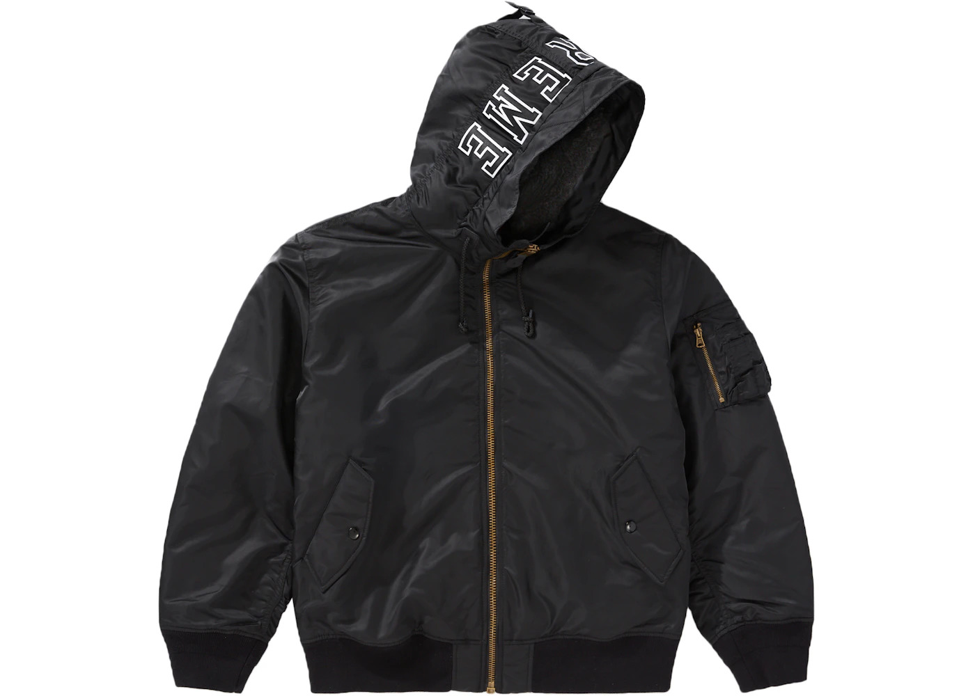 Supreme Hooded MA-1 Black - 2