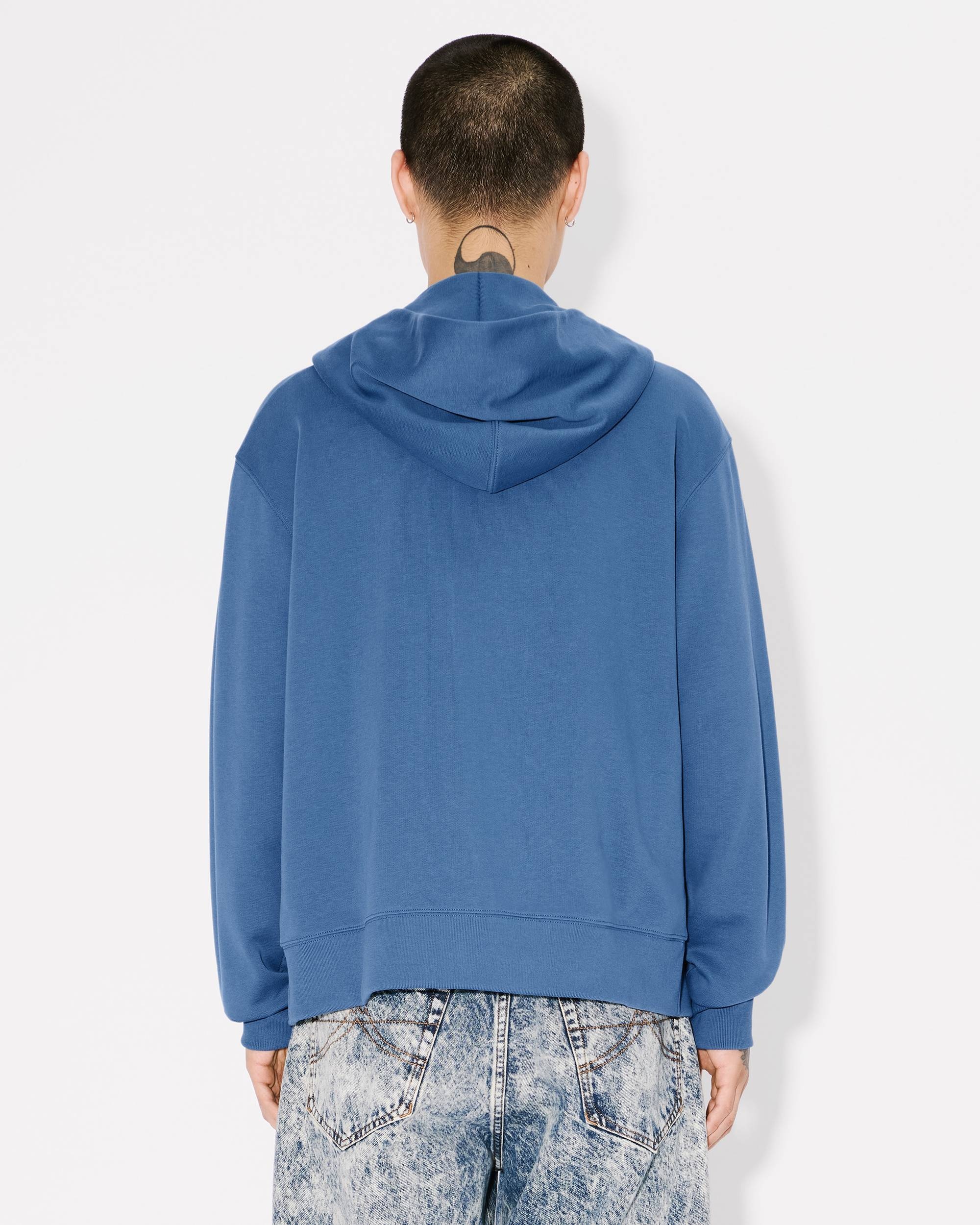 KENZO 'KENZO Pop' embroidered zipped hoodie in cotton