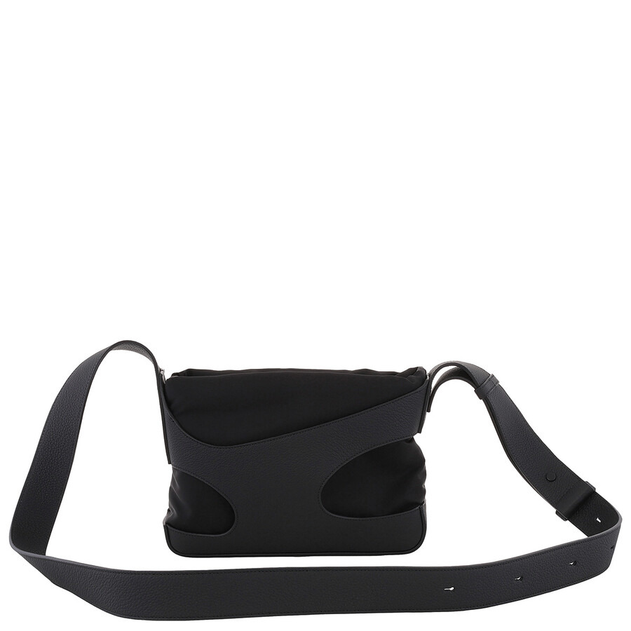 Ferragamo Cut Out Leather Shoulder Bag in Black - 4