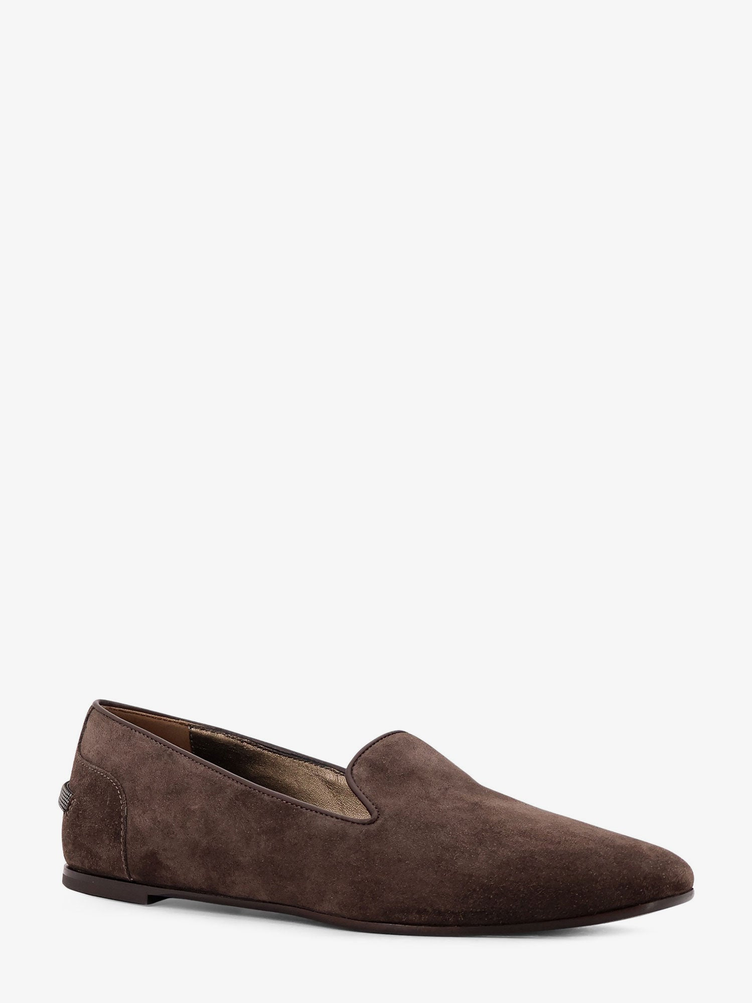 Suede Loafers With Monili Detail - 2