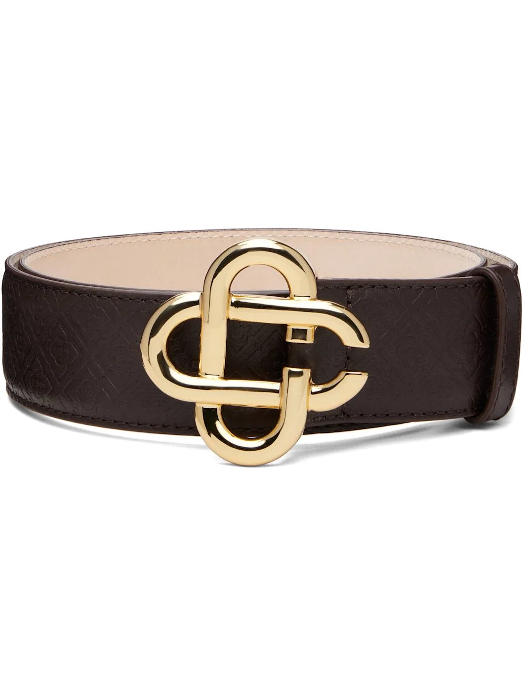 Brown Monogram CC Belt - 1