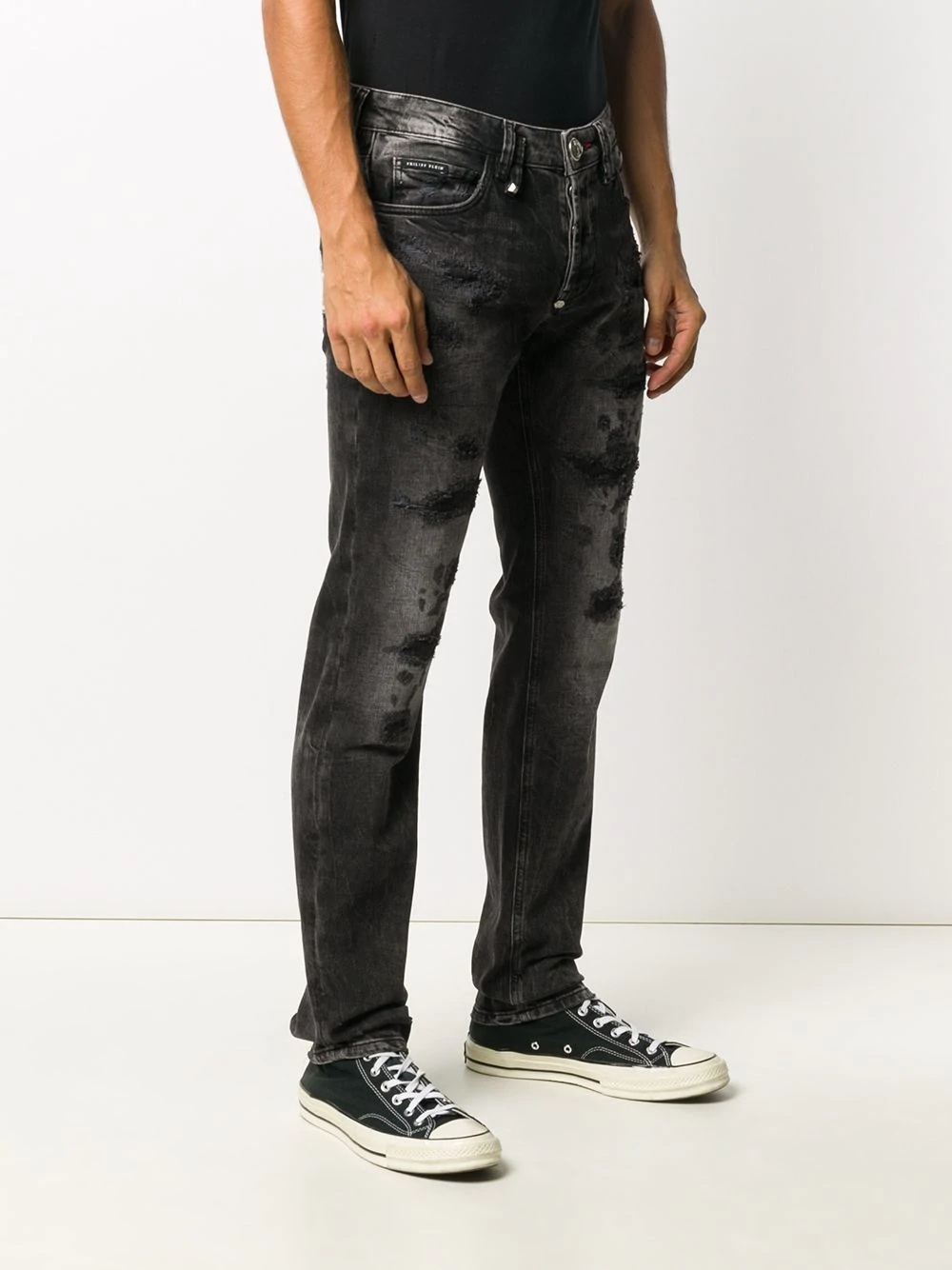 super straight skull jeans - 3