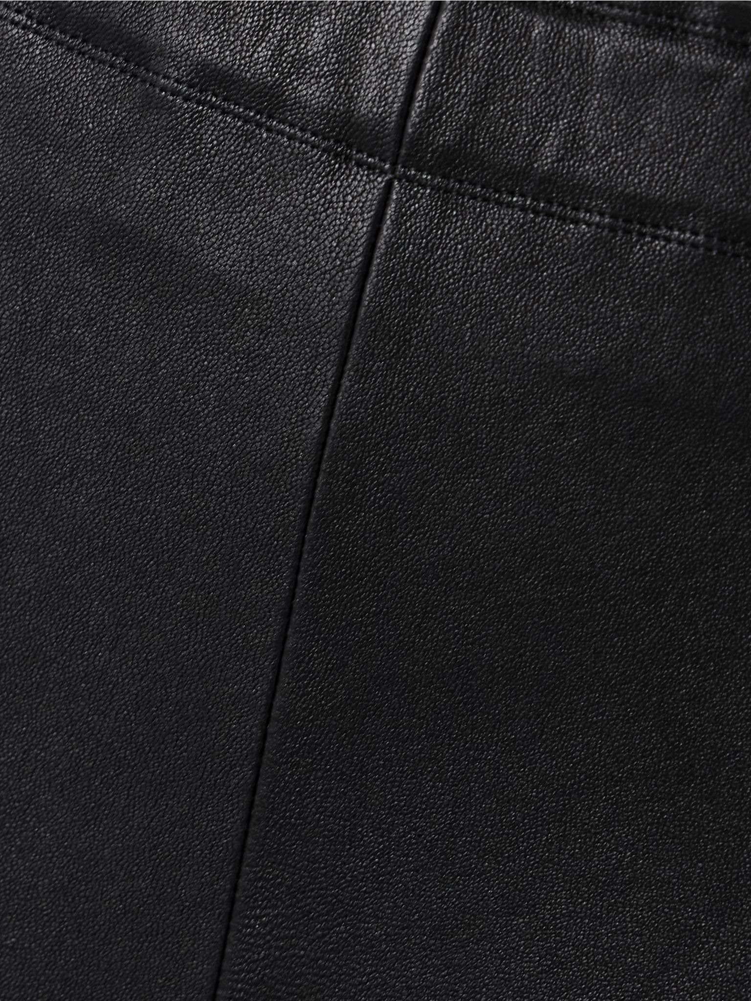 Carolyn leather leggings Black - 5