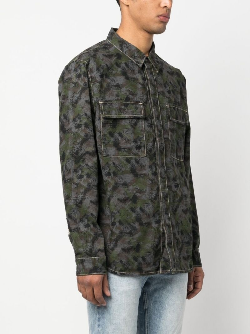 graphic-print cotton shirt - 3