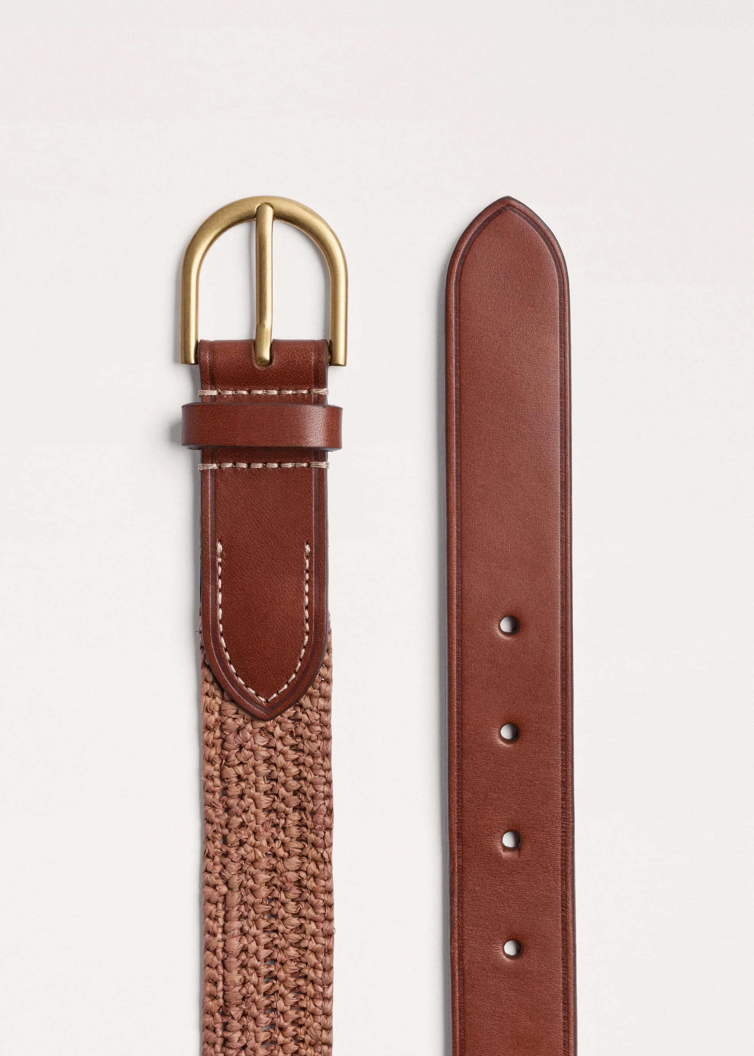 Round Raffia Belt - 1