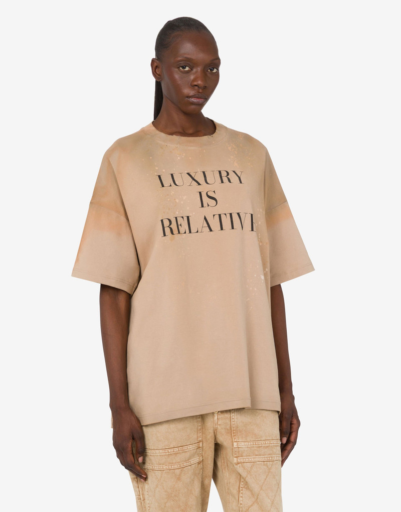 Moschino PRINTED HEAVY COTTON T-SHIRT outlook