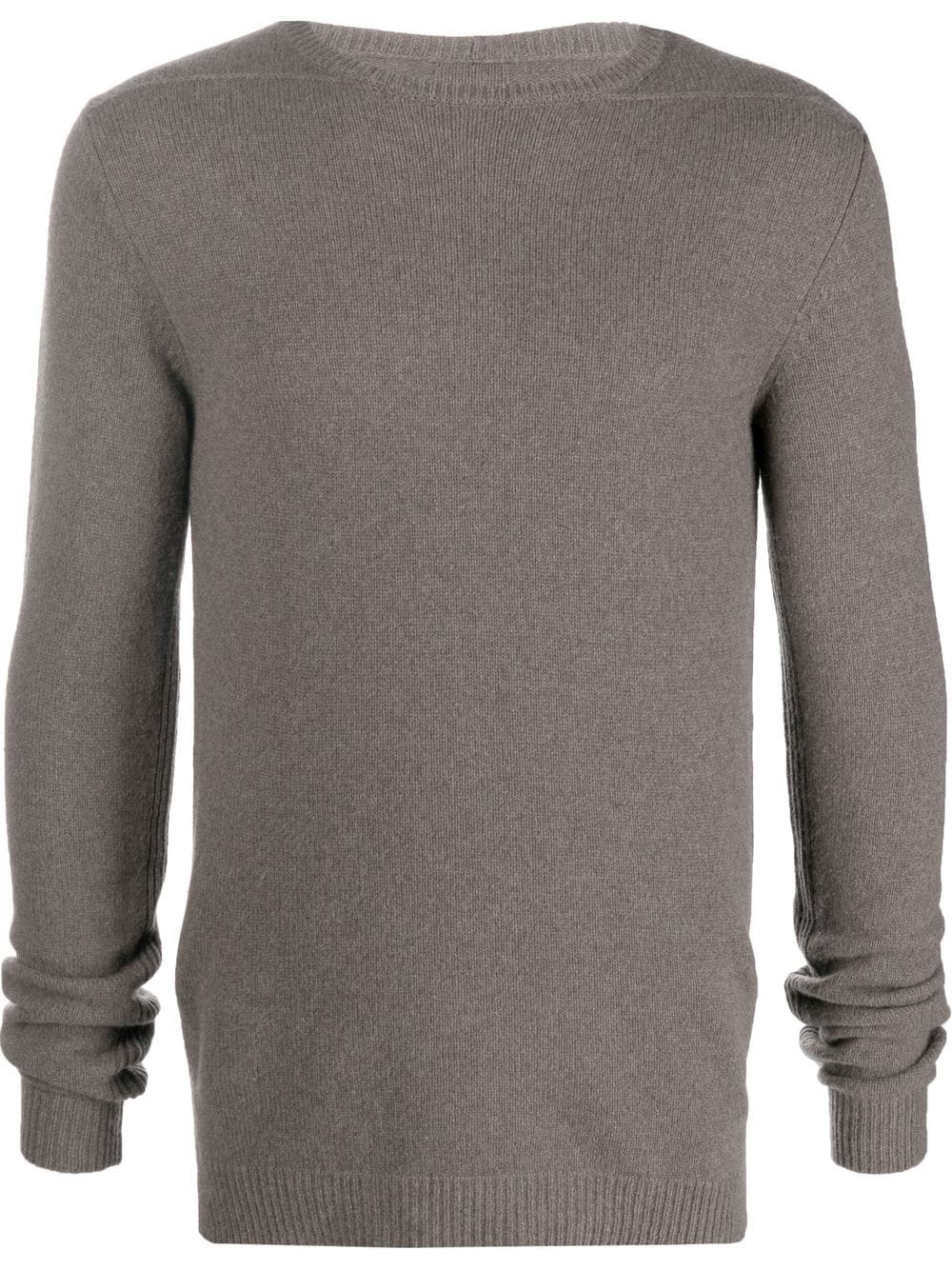 crew neck knitted jumper - 1