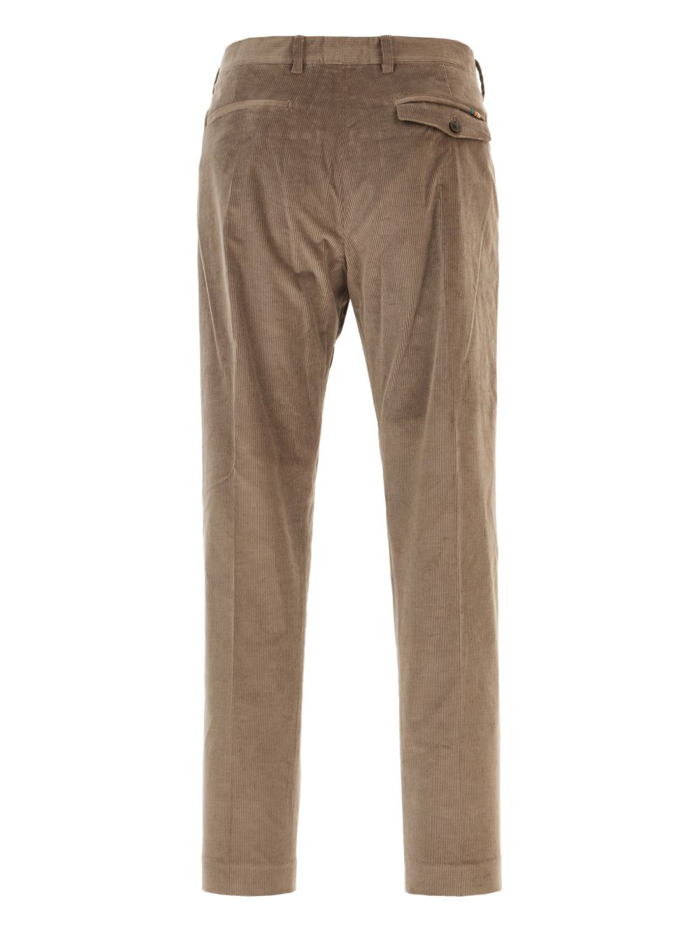 pleated-front corduroy trousers - 2