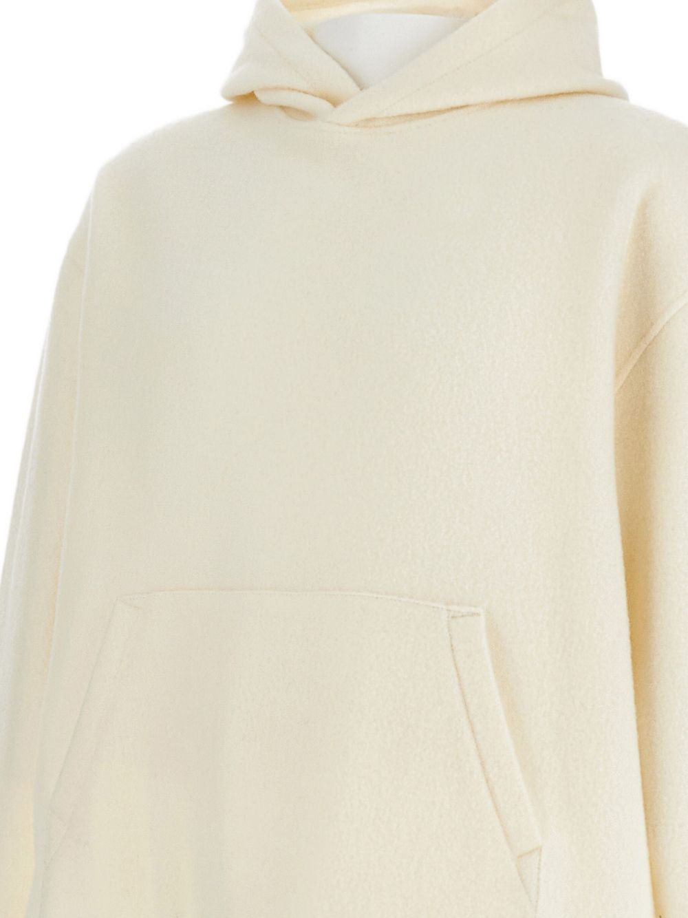 pocket wool hoodie - 3