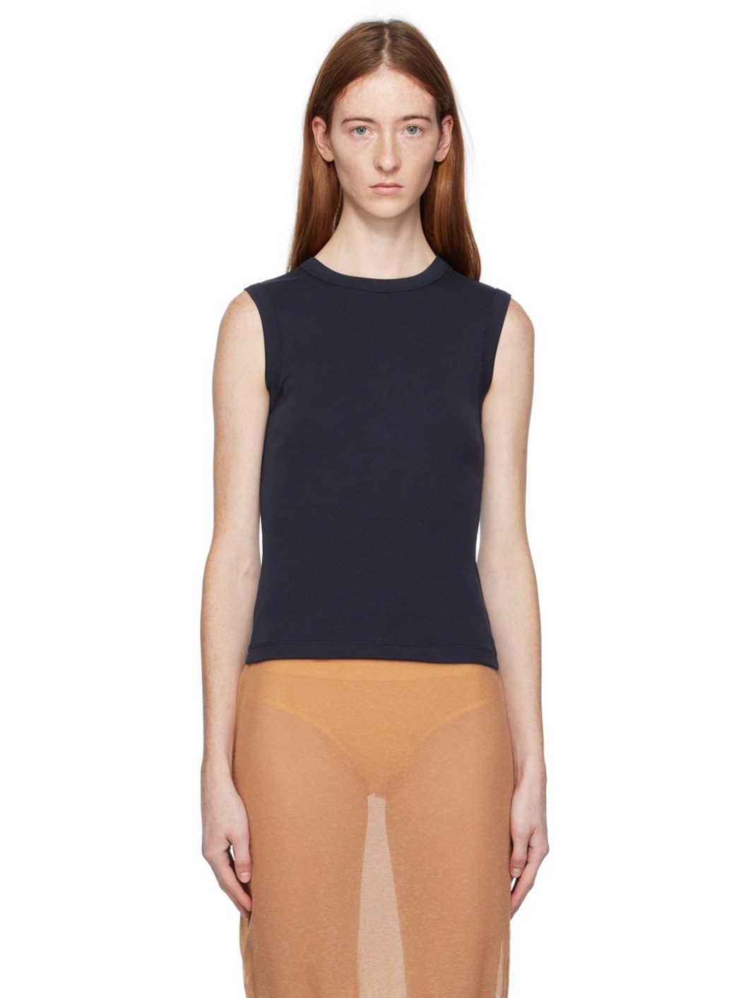 Navy Esmé Tank Top - 1
