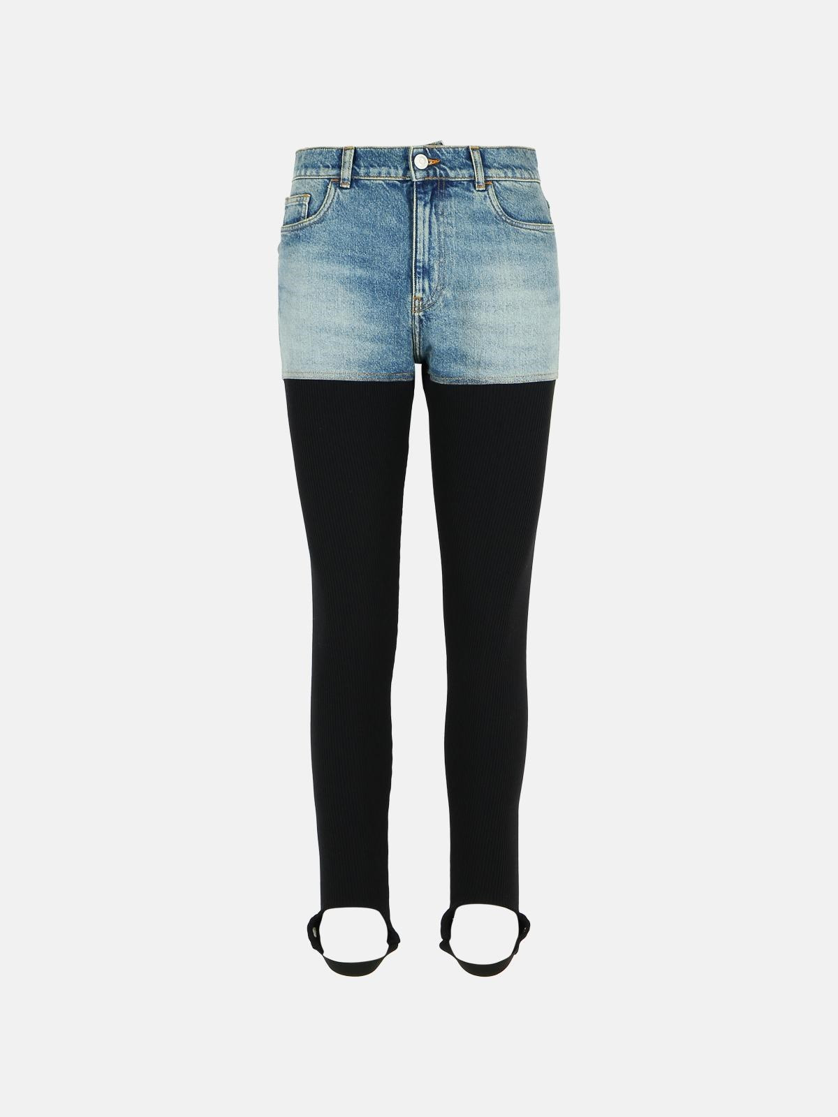 TWO-TONE ORGANIC COTTON PANTALOE - 1