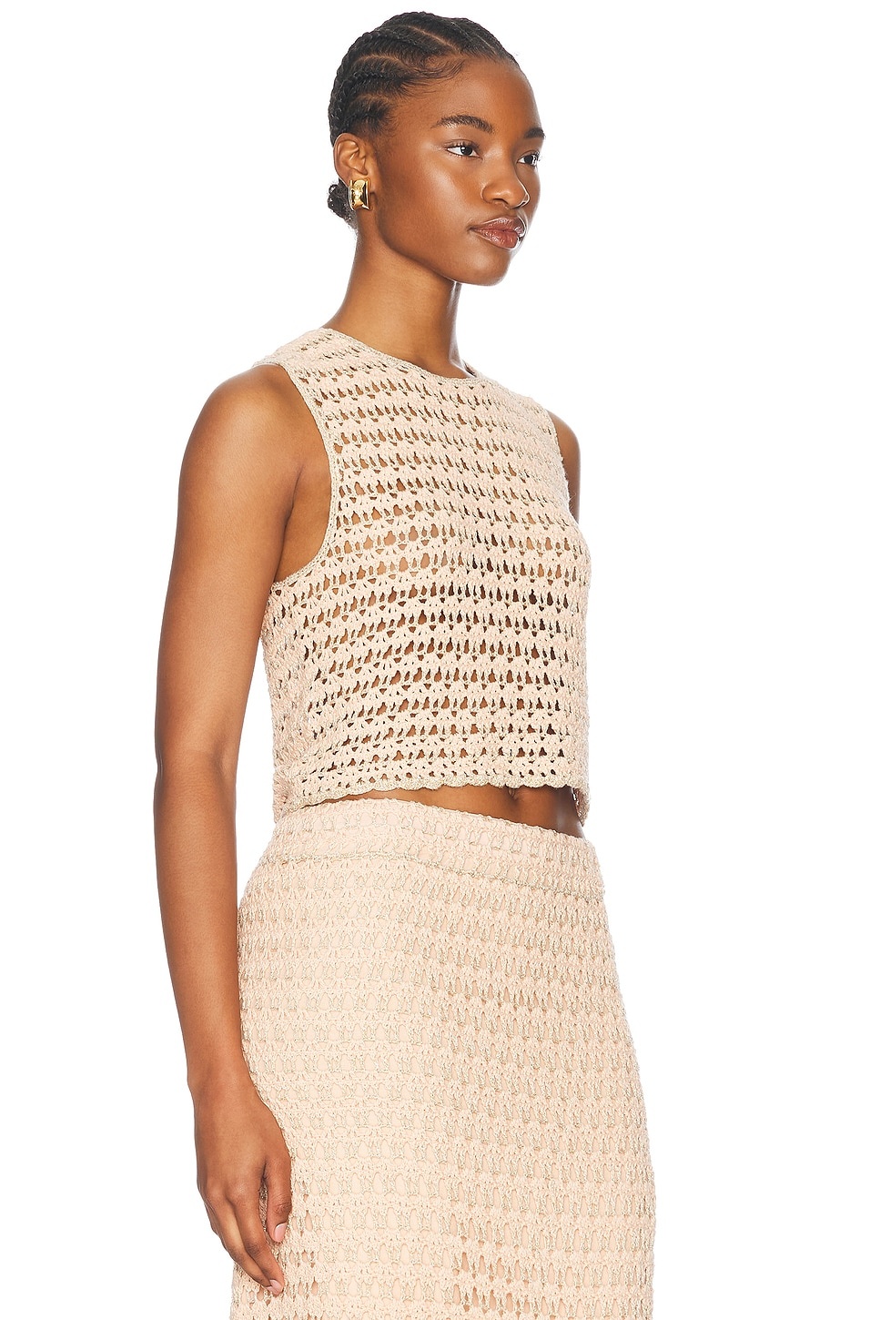 Tallow Crochet Tank Top - 2